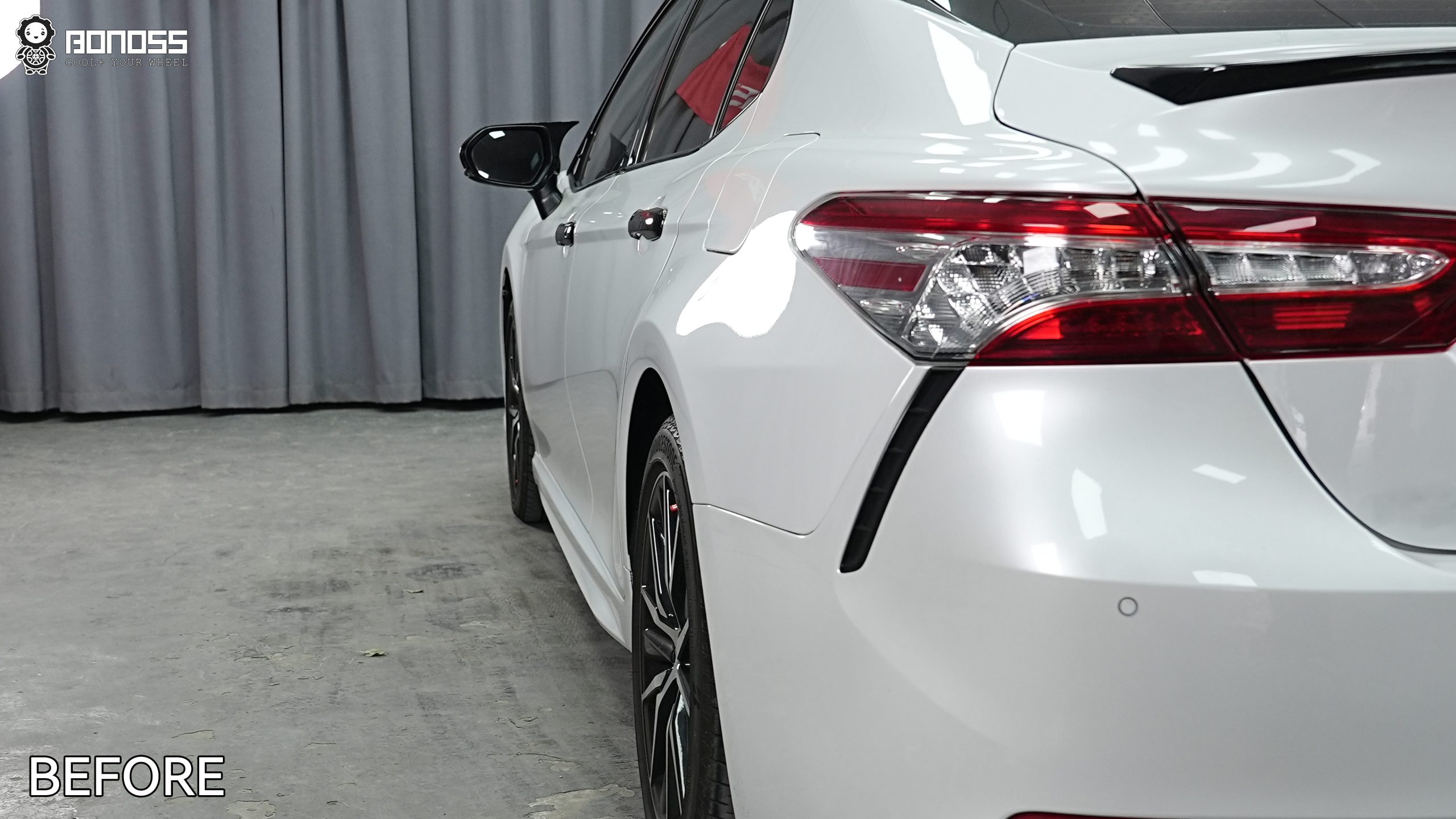 BONOSS Forged Active Cooling 2021 Toyota Camry Wheel Spacers Front 15mm Rear 20mm Before and After (9)