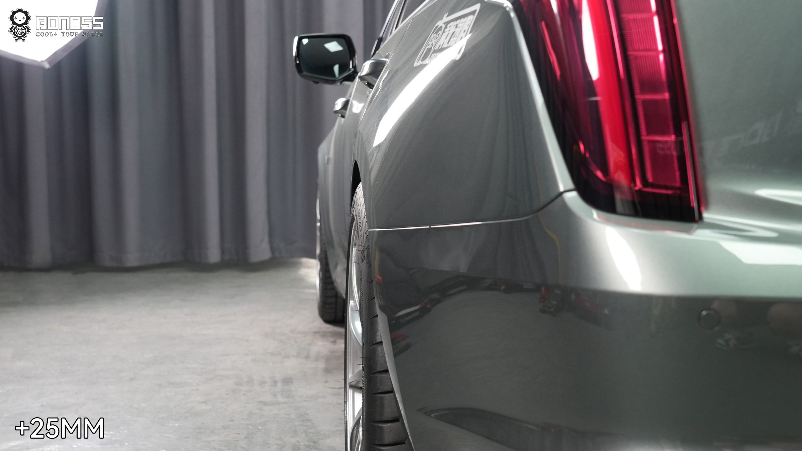 BONOSS Forged Active Cooling 2022 Cadillac CT5 Wheel Spacers Front 20mm Rear 25mm Before and After (5)