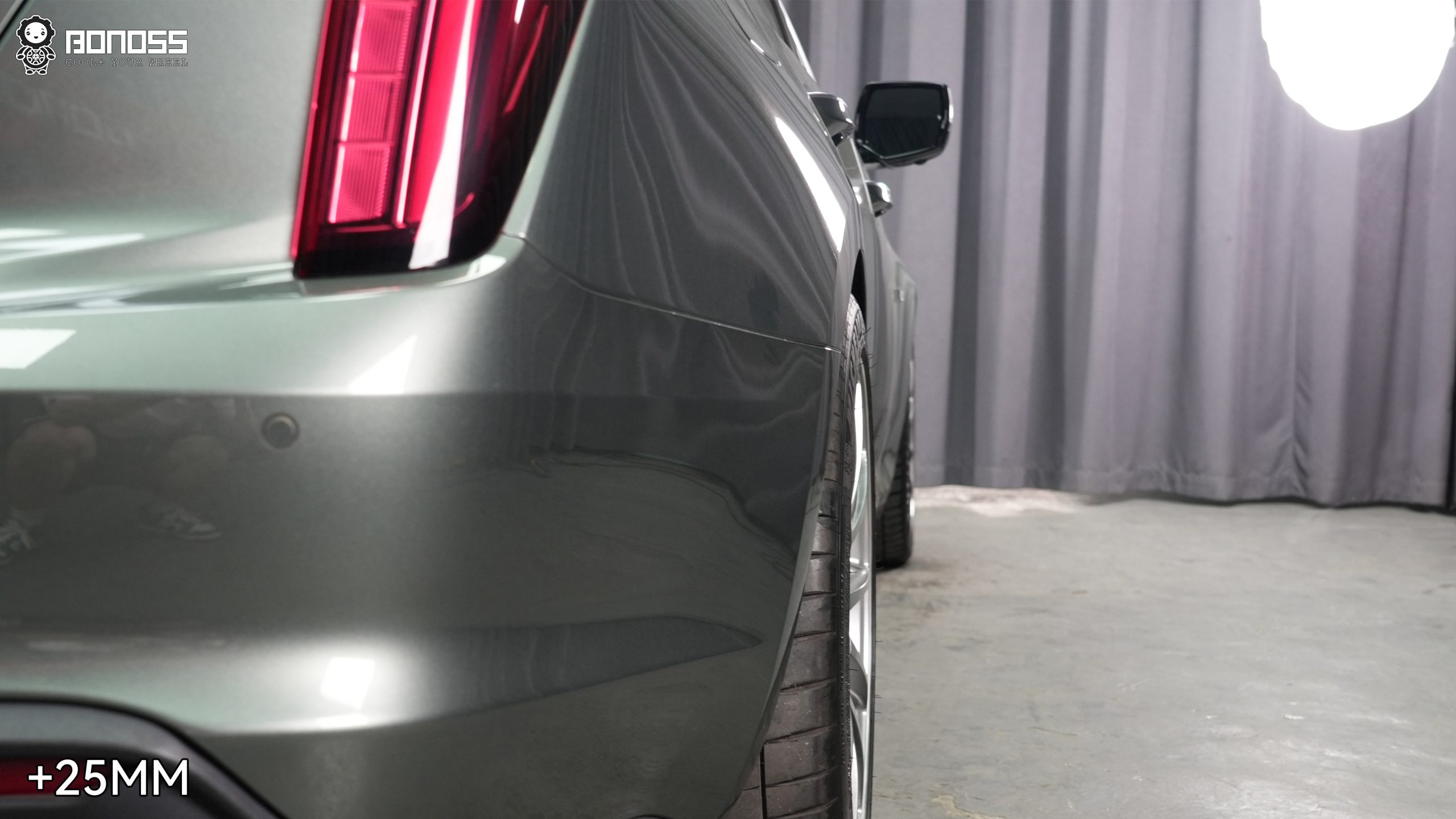 BONOSS Forged Active Cooling 2022 Cadillac CT5 Wheel Spacers Front 20mm Rear 25mm Before and After (6)