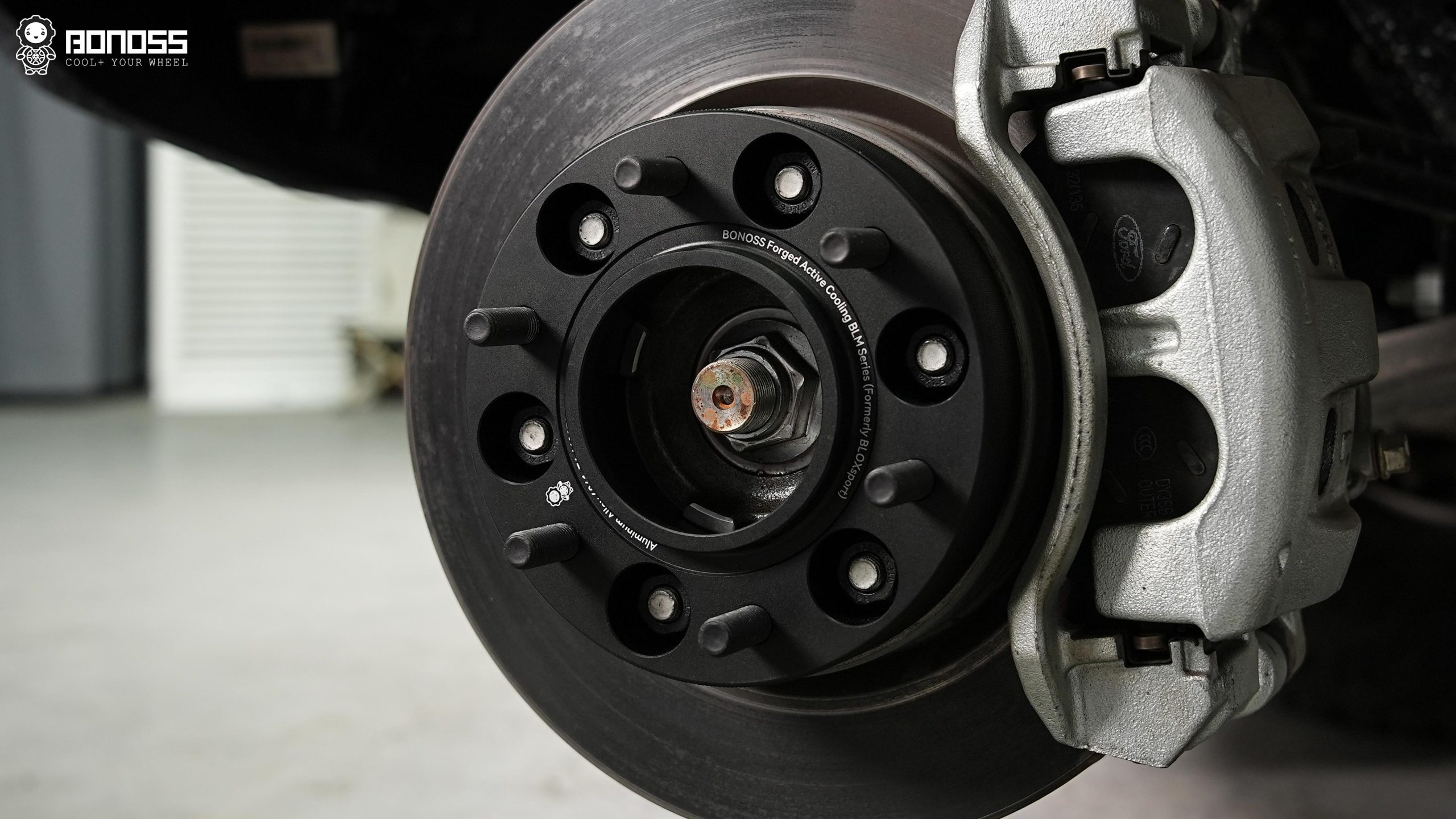 BONOSS Forged Active Cooling 2024 Ford Bronco Wheel Spacers Front 35mm Rear 35mm Before and After (14)