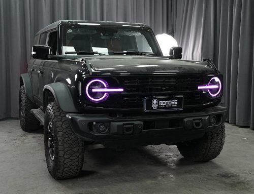 BONOSS Forged Active Cooling 2024 Ford Bronco Wheel Spacers Front 35mm Rear 35mm Before and After