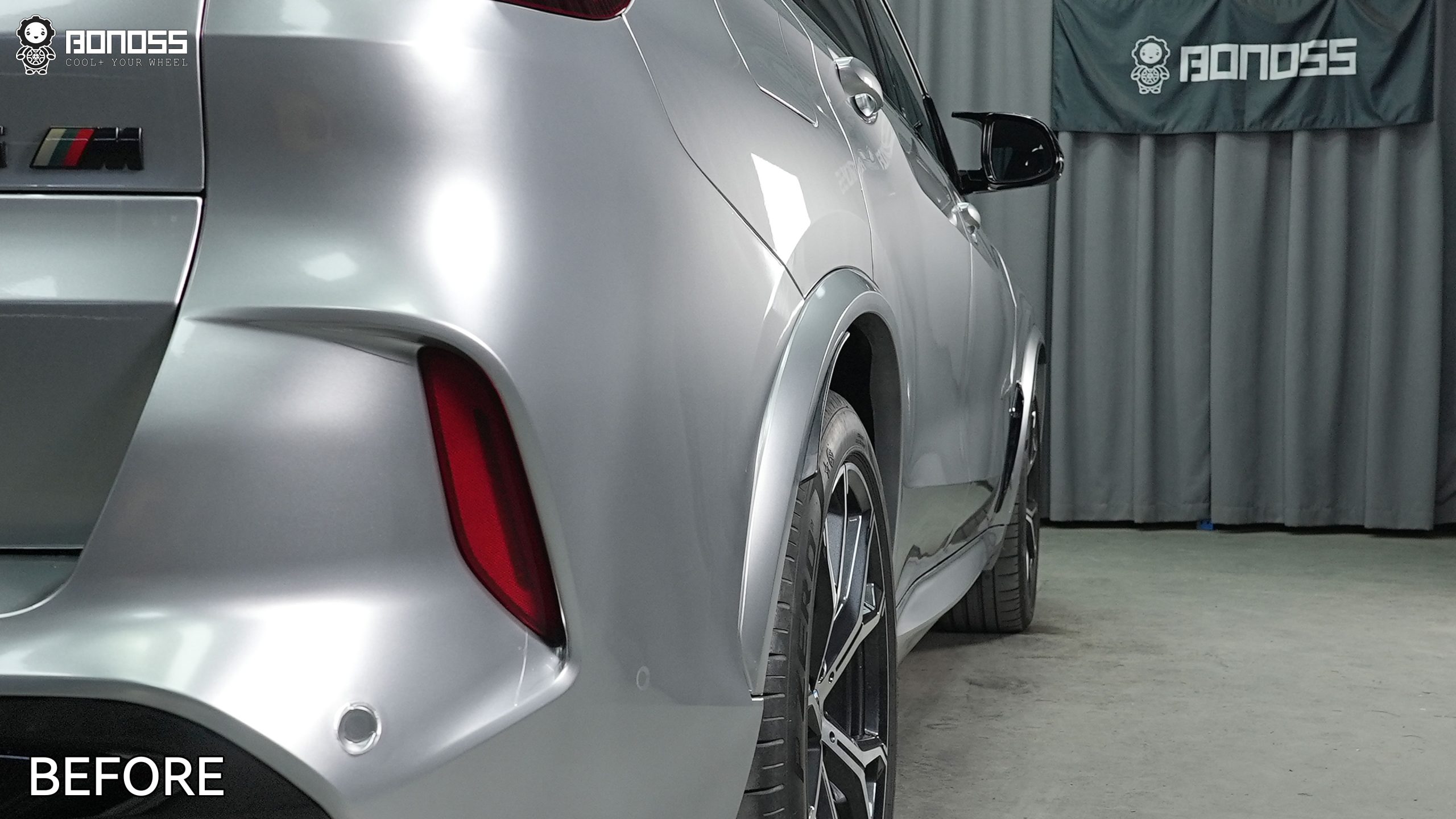 BONOSS Forged Active Cooling BMW X5 Wheel Spacers Front 18mm Rear 30mm Before and After (10)