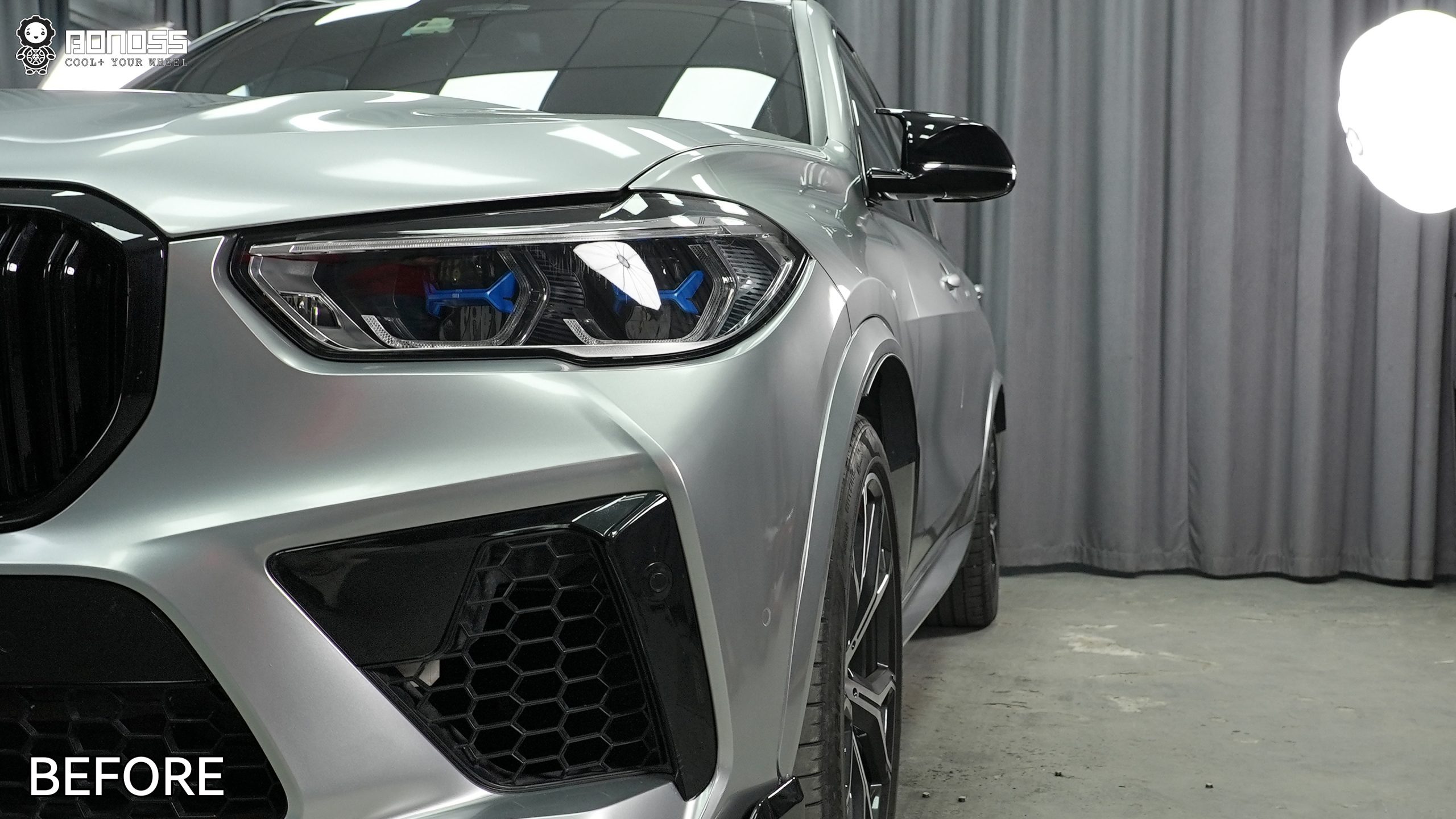 BONOSS Forged Active Cooling BMW X5 Wheel Spacers Front 18mm Rear 30mm Before and After (7)