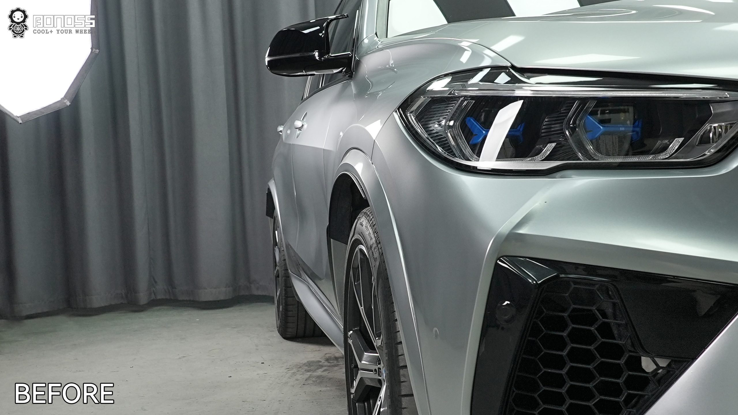 BONOSS Forged Active Cooling BMW X5 Wheel Spacers Front 18mm Rear 30mm Before and After (8)