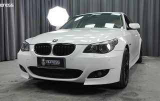 BONOSS Forged Lightweight Plus 2007 BMW 530i Wheel Spacers Front 15mm Rear 25mm Before and After (1)