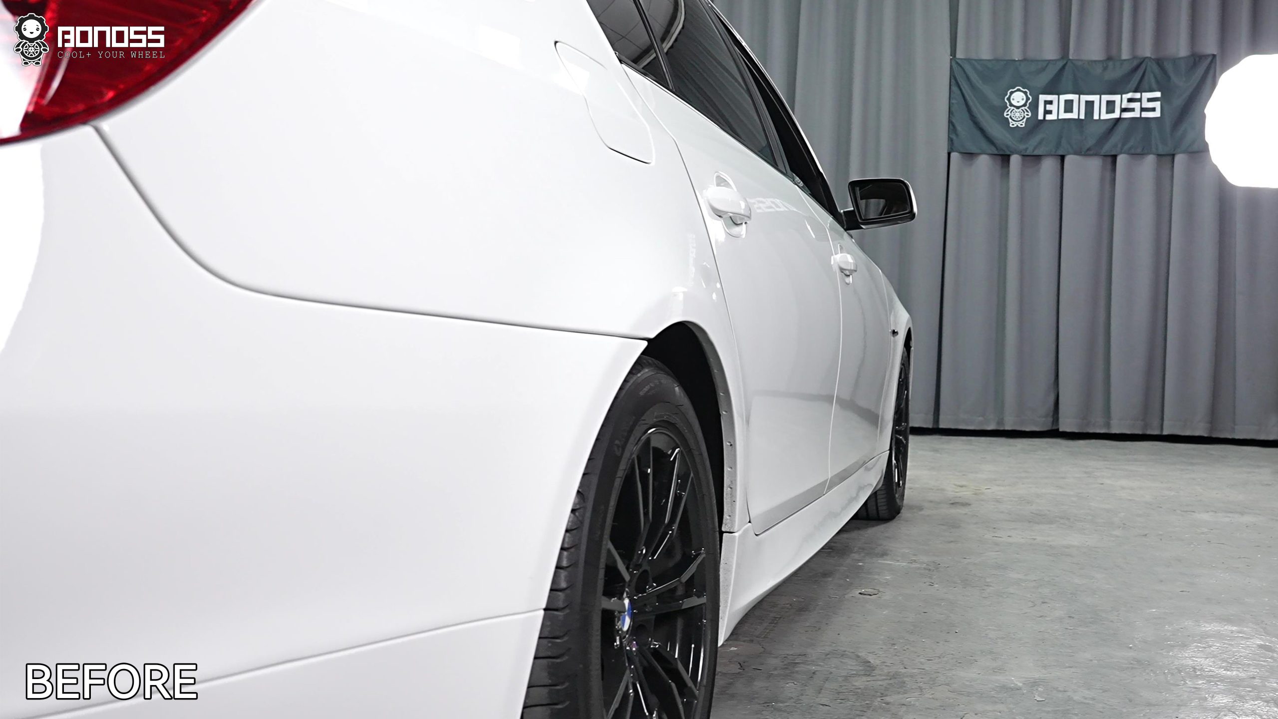 BONOSS Forged Lightweight Plus 2007 BMW 530i Wheel Spacers Front 15mm Rear 25mm Before and After (10)