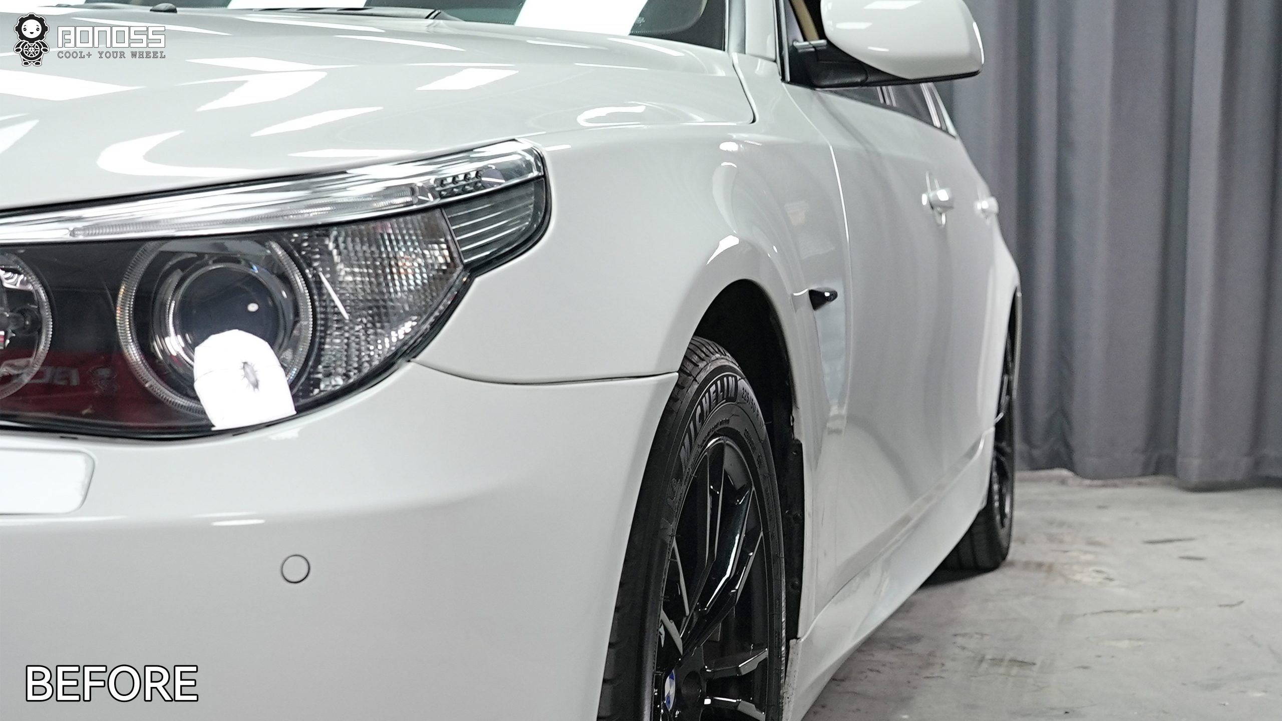 BONOSS Forged Lightweight Plus 2007 BMW 530i Wheel Spacers Front 15mm Rear 25mm Before and After (7)