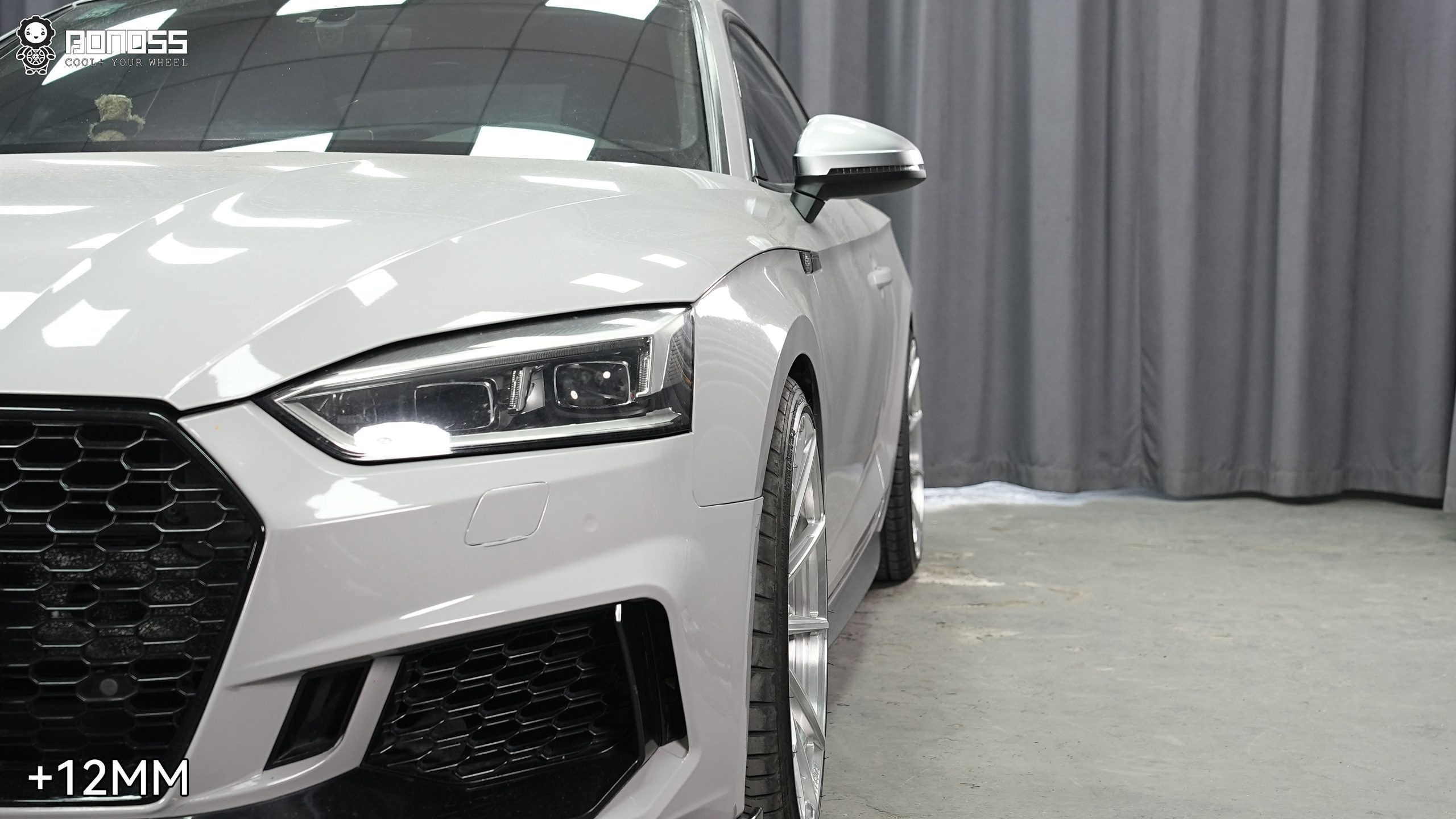 BONOSS Forged Lightweight Plus 2017 Audi A5 Wheel Spacers Front 12mm Rear 15mm Before and After (3)