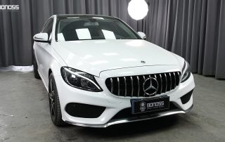 BONOSS Forged Lightweight Plus 2018 Mercedes-Benz C-Class Wheel Spacers Front 12mm Rear 15mm Before and After (2)