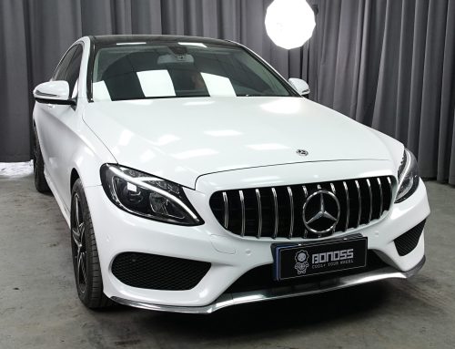 BONOSS Forged Lightweight Plus 2018 Mercedes-Benz C-Class Wheel Spacers Front 12mm Rear 15mm Before and After