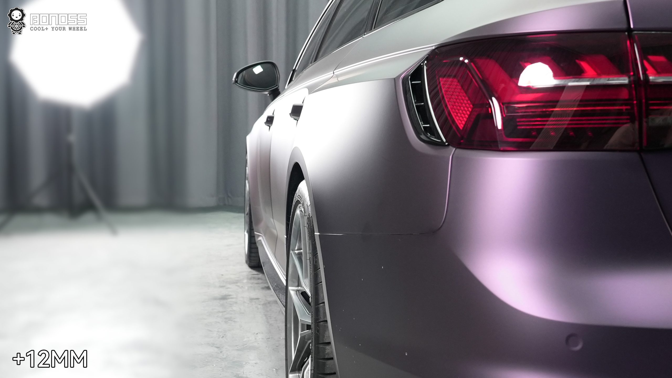 BONOSS Forged Lightweight Plus 2021 Audi RS4 Wheel Spacers Front 12mm Rear 12mm Before and After (5)