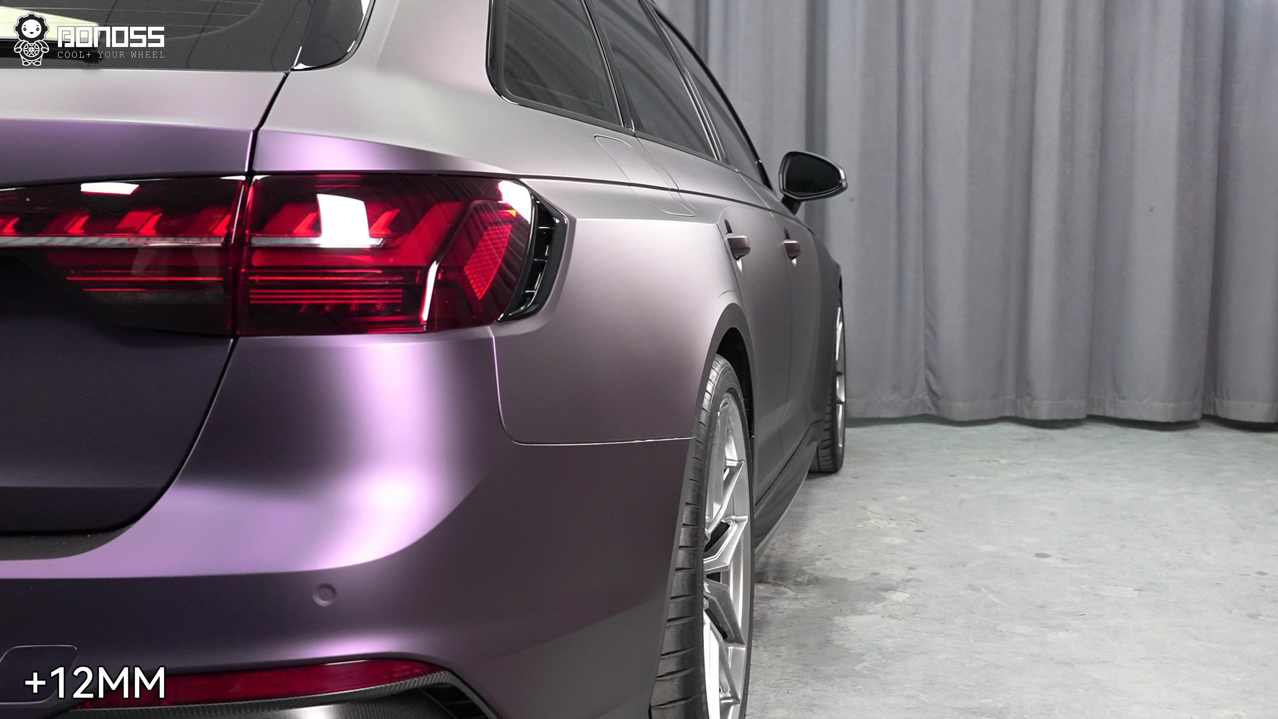 BONOSS Forged Lightweight Plus 2021 Audi RS4 Wheel Spacers Front 12mm Rear 12mm Before and After (6)