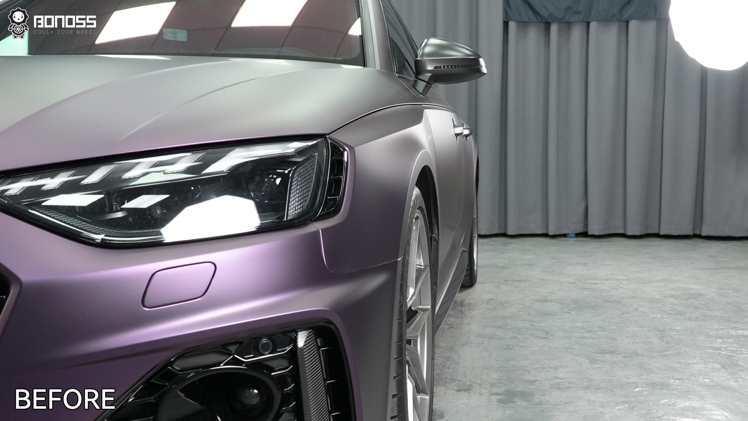 BONOSS Forged Lightweight Plus 2021 Audi RS4 Wheel Spacers Front 12mm Rear 12mm Before and After (8)