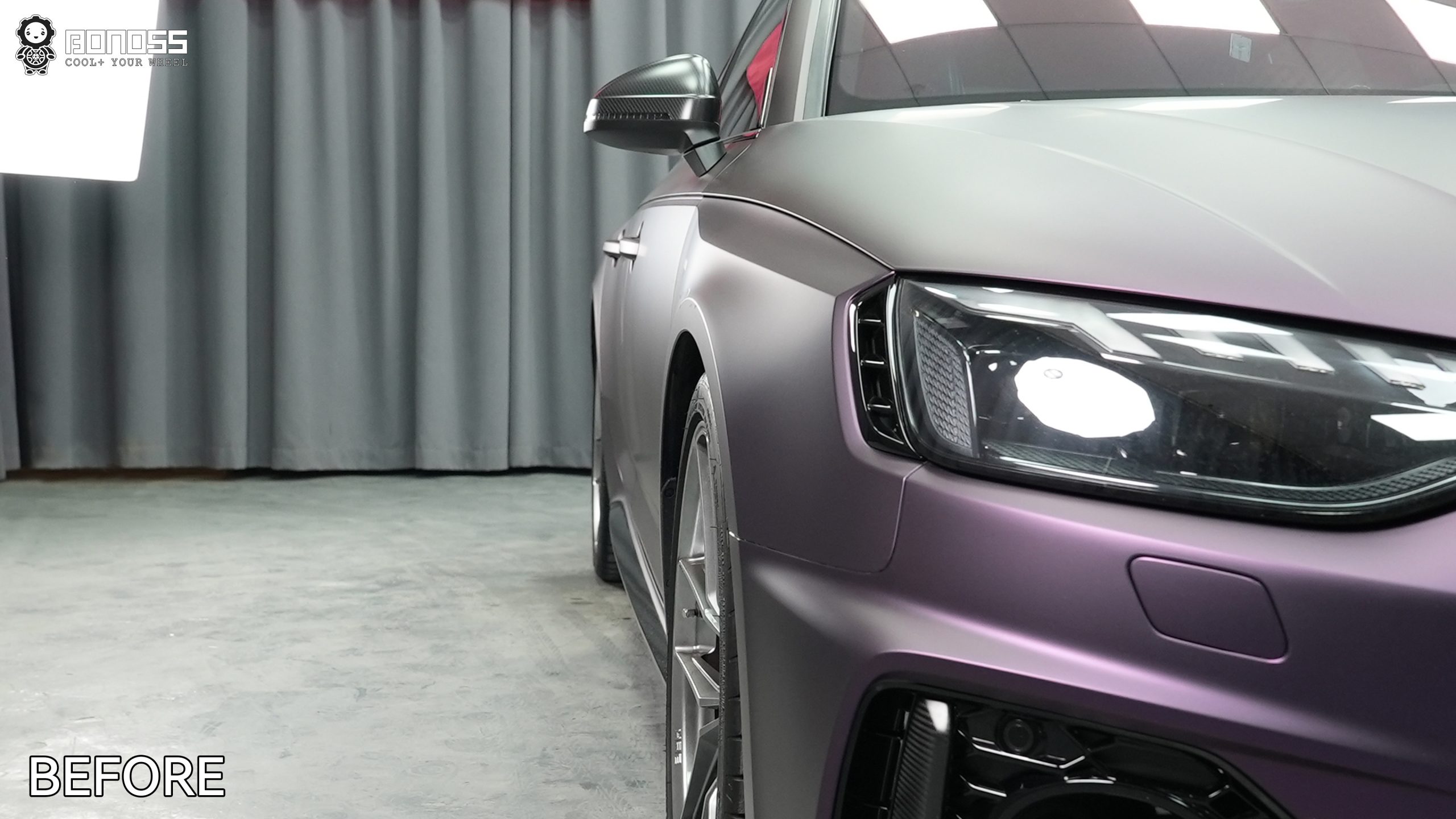 BONOSS Forged Lightweight Plus 2021 Audi RS4 Wheel Spacers Front 12mm Rear 12mm Before and After (9)