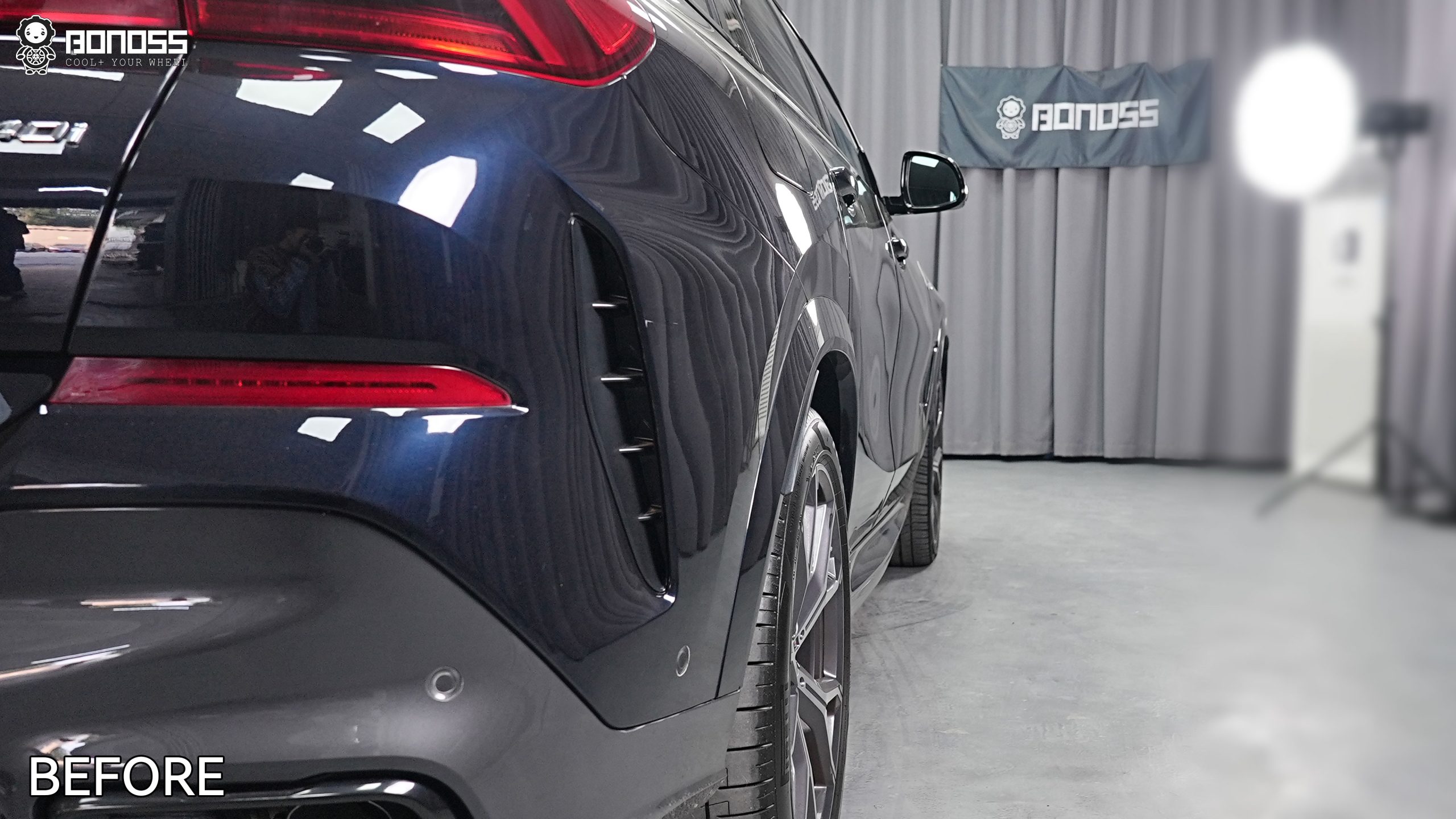 BONOSS Forged Lightweight Plus 2022 BMW X6 Wheel Spacers Front 15mm Rear 20mm Before and After (11)