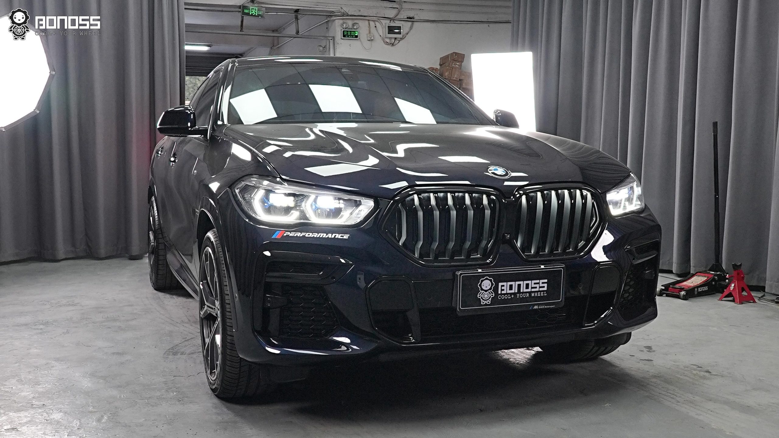 BONOSS Forged Lightweight Plus 2022 BMW X6 Wheel Spacers Front 15mm Rear 20mm Before and After (2)