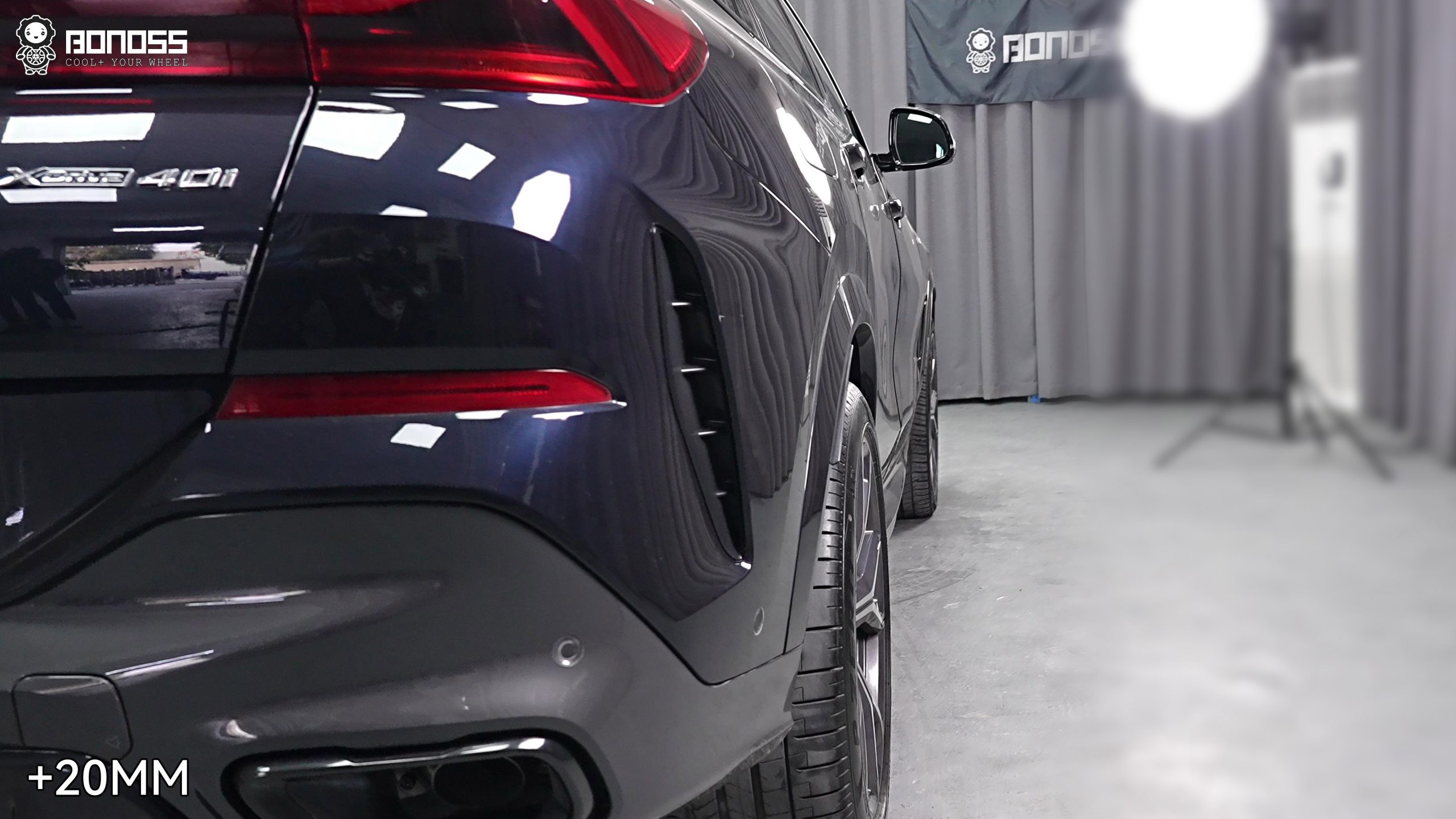 BONOSS Forged Lightweight Plus 2022 BMW X6 Wheel Spacers Front 15mm Rear 20mm Before and After (6)