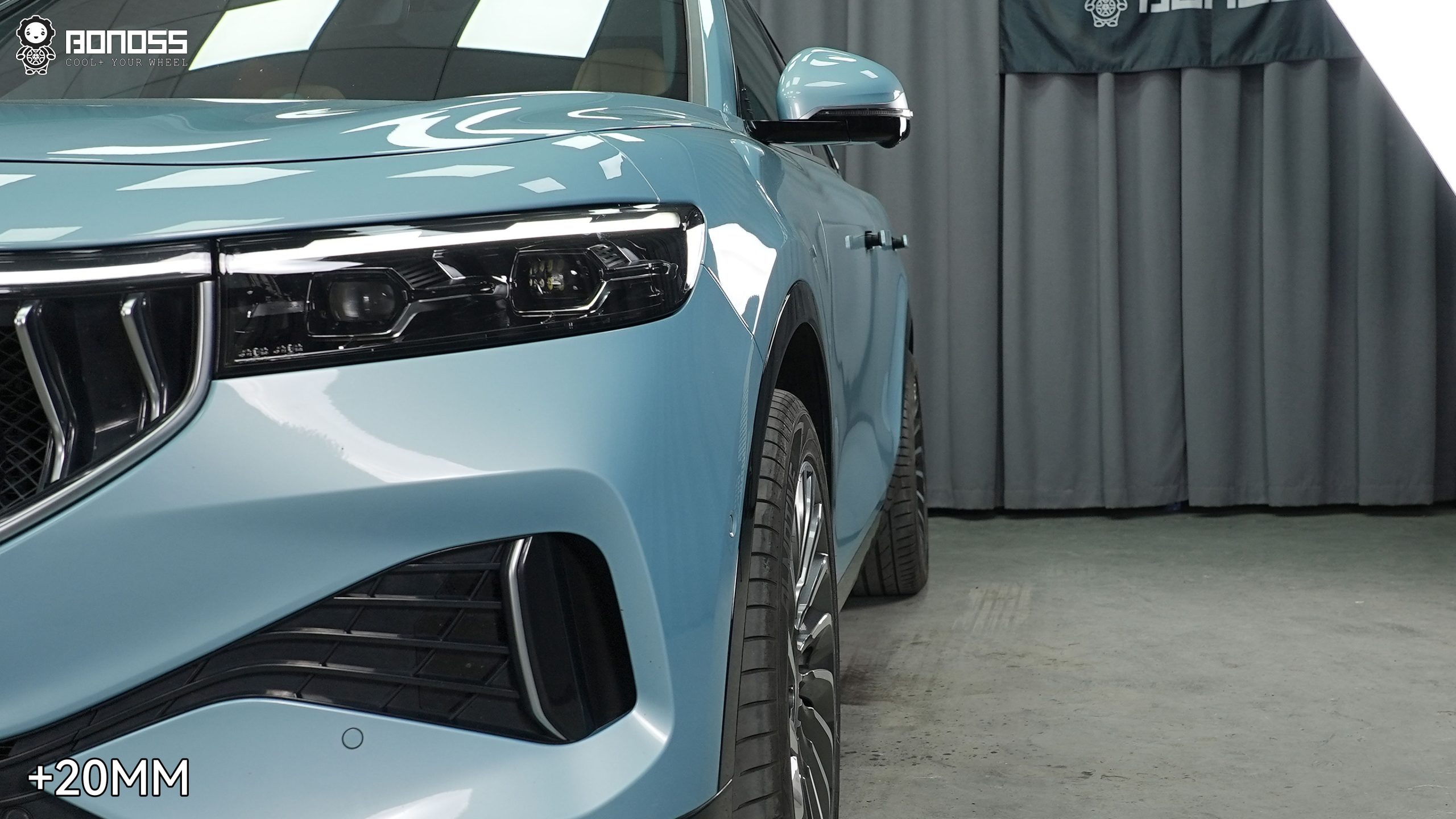 BONOSS Forged Lightweight Plus 2022 Voyah Free Wheel Spacers Front 20mm Rear 20mm Before and After (3)