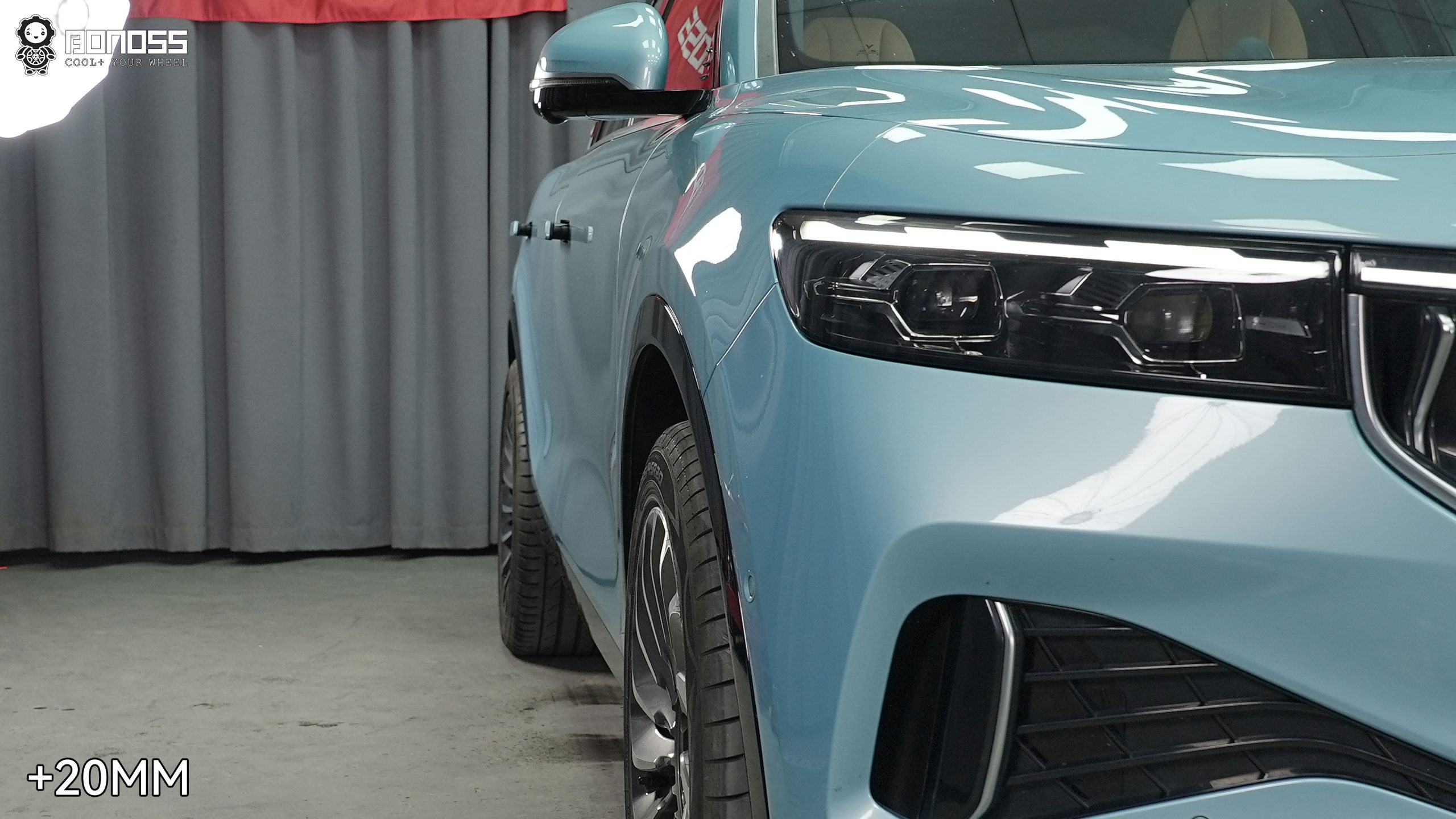 BONOSS Forged Lightweight Plus 2022 Voyah Free Wheel Spacers Front 20mm Rear 20mm Before and After (4)