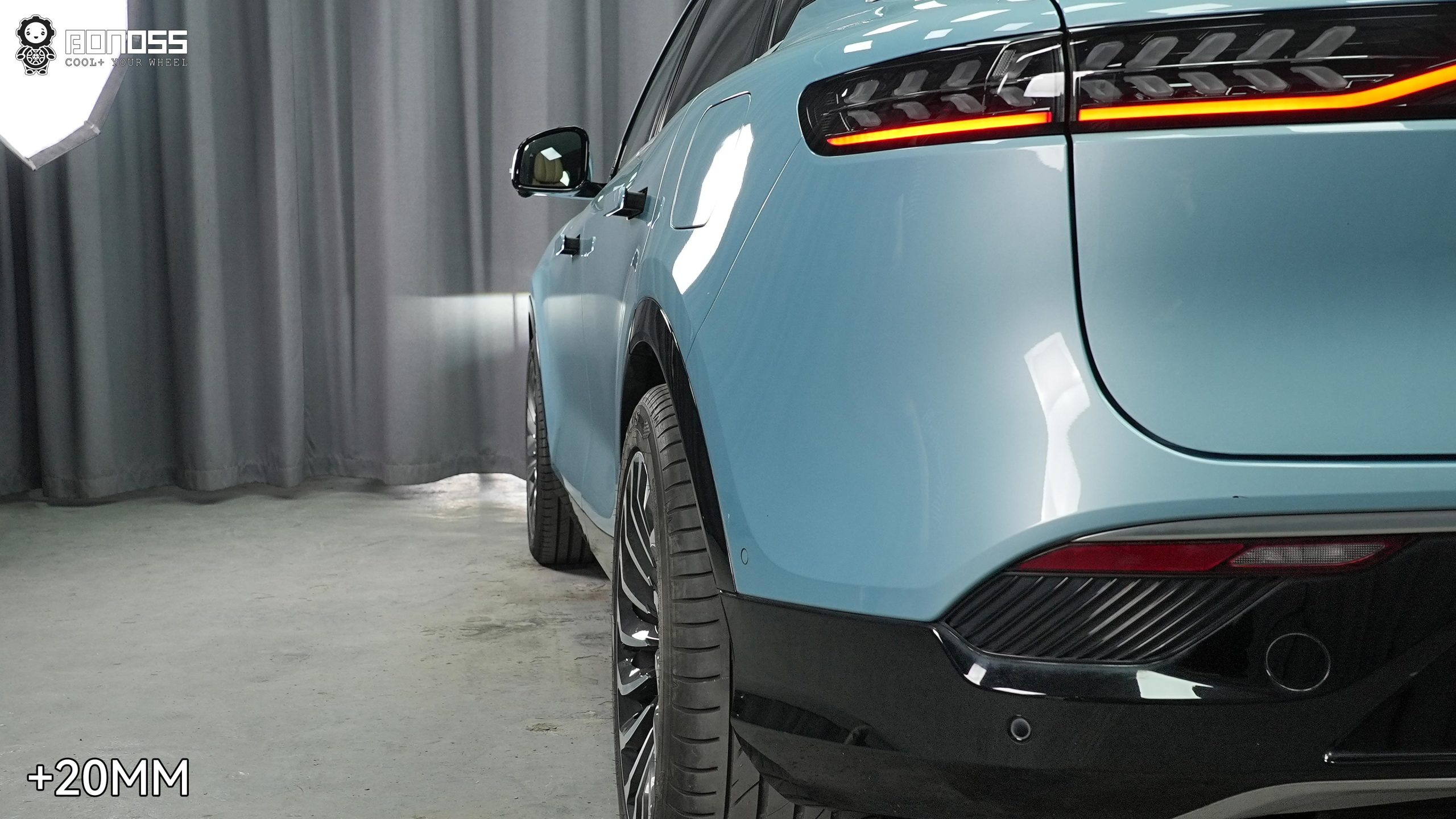 BONOSS Forged Lightweight Plus 2022 Voyah Free Wheel Spacers Front 20mm Rear 20mm Before and After (5)