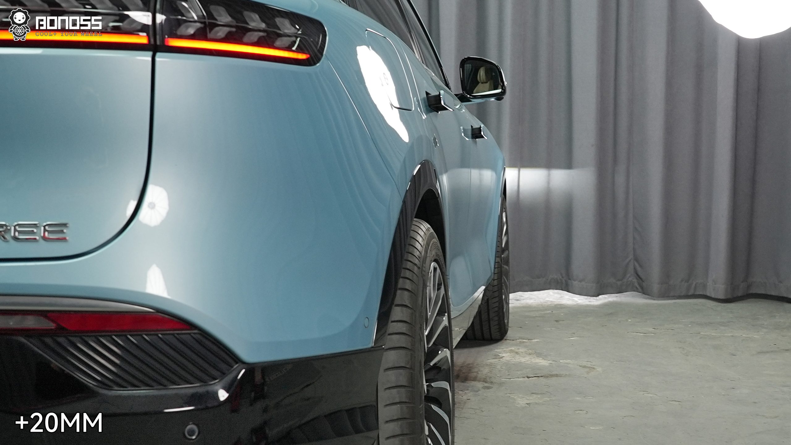 BONOSS Forged Lightweight Plus 2022 Voyah Free Wheel Spacers Front 20mm Rear 20mm Before and After (6)