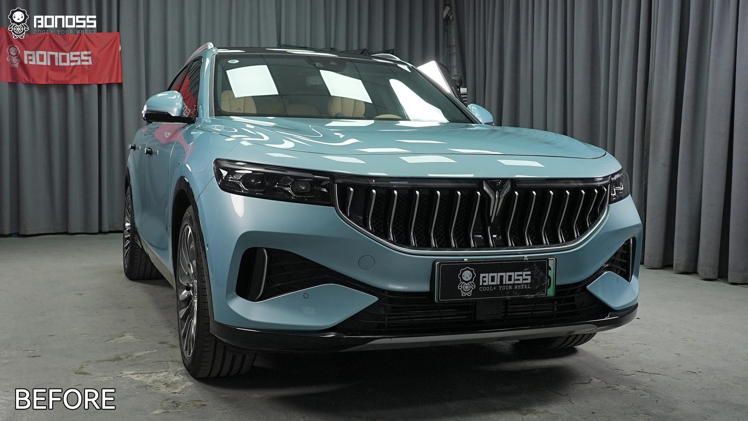 BONOSS Forged Lightweight Plus 2022 Voyah Free Wheel Spacers Front 20mm Rear 20mm Before and After (7)