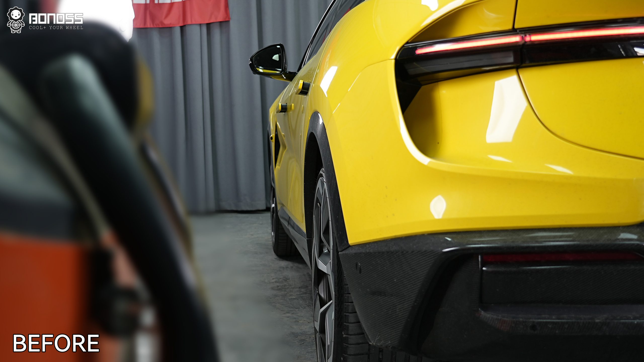 BONOSS Forged Lightweight Plus 2023 Lotus Eletre Wheel Spacers Front 20mm Rear 20mm Before and After (10)