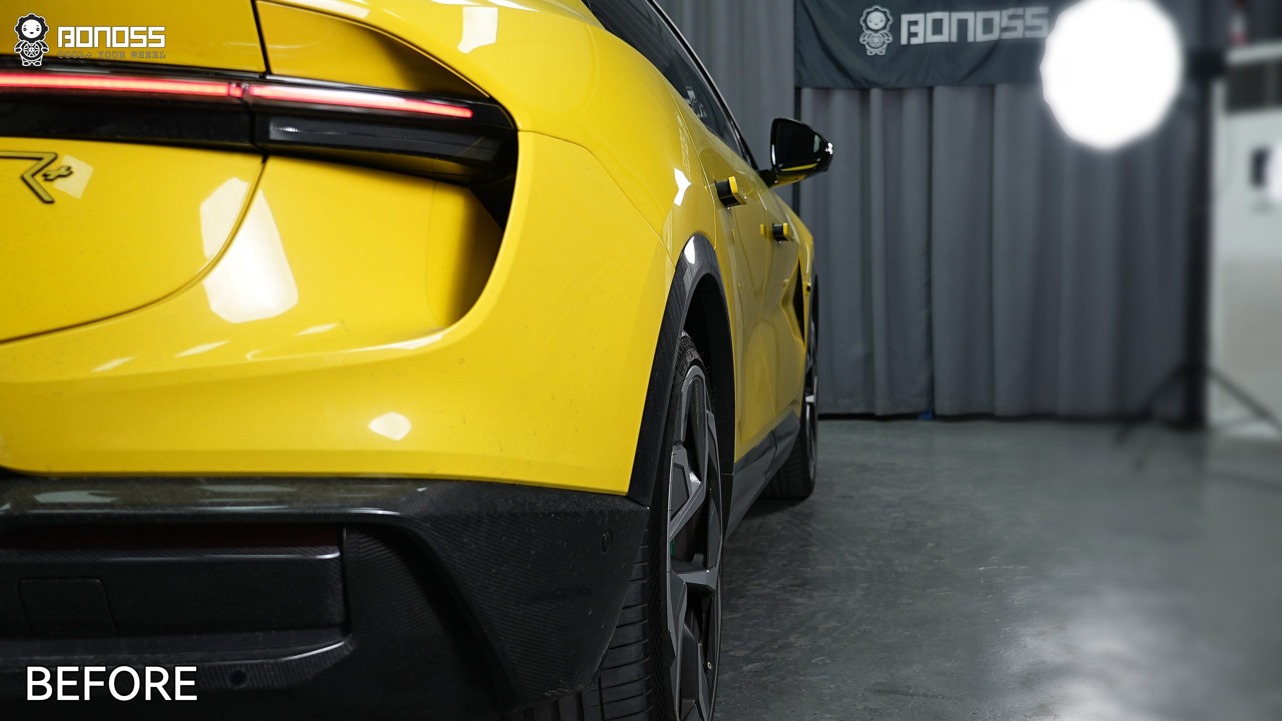 BONOSS Forged Lightweight Plus 2023 Lotus Eletre Wheel Spacers Front 20mm Rear 20mm Before and After (11)