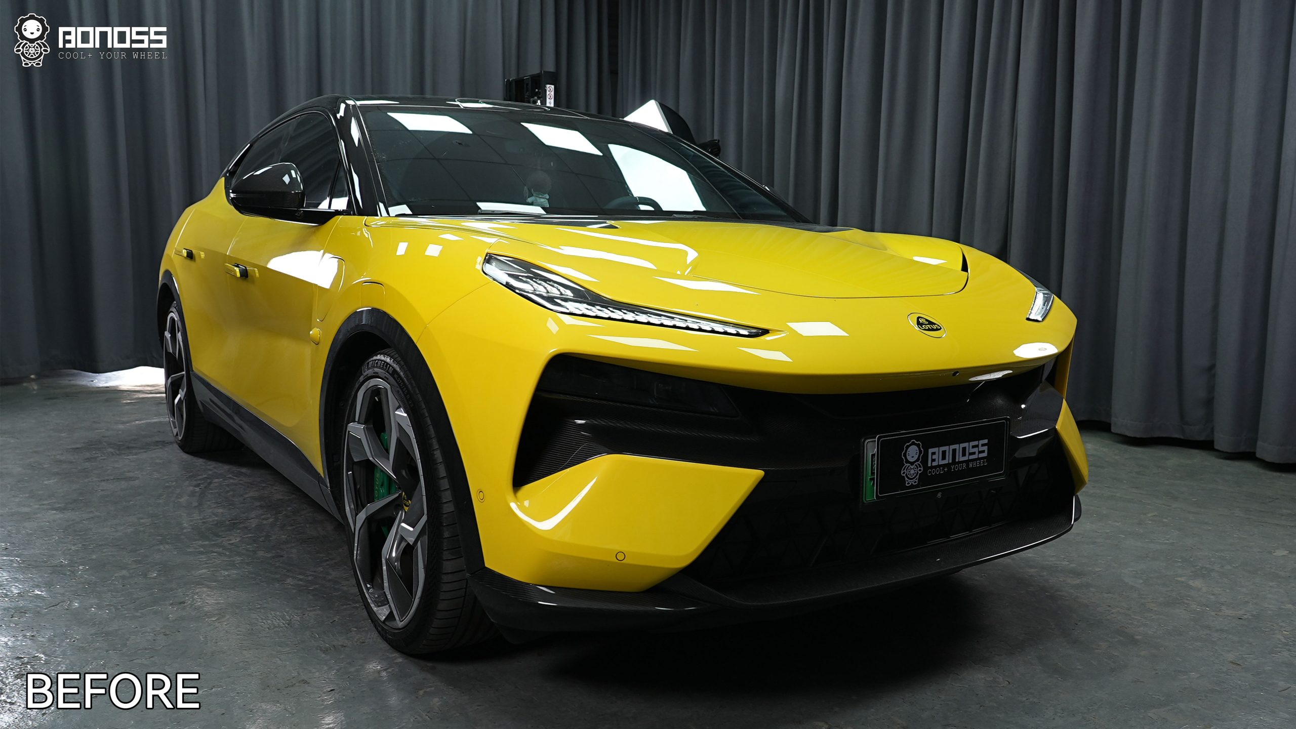 BONOSS Forged Lightweight Plus 2023 Lotus Eletre Wheel Spacers Front 20mm Rear 20mm Before and After (7)