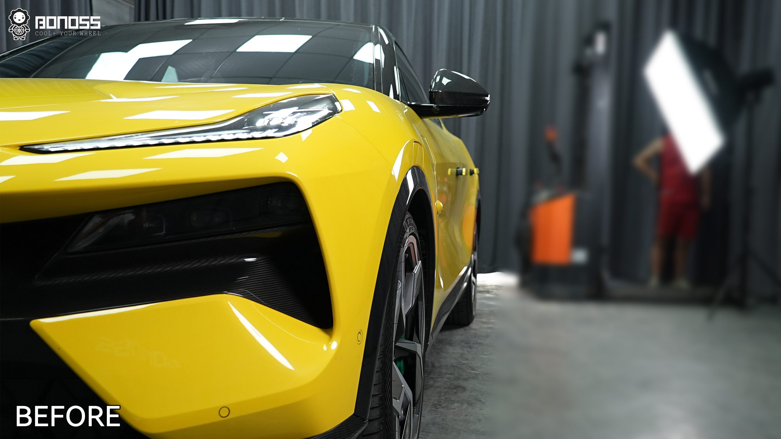 BONOSS Forged Lightweight Plus 2023 Lotus Eletre Wheel Spacers Front 20mm Rear 20mm Before and After (8)