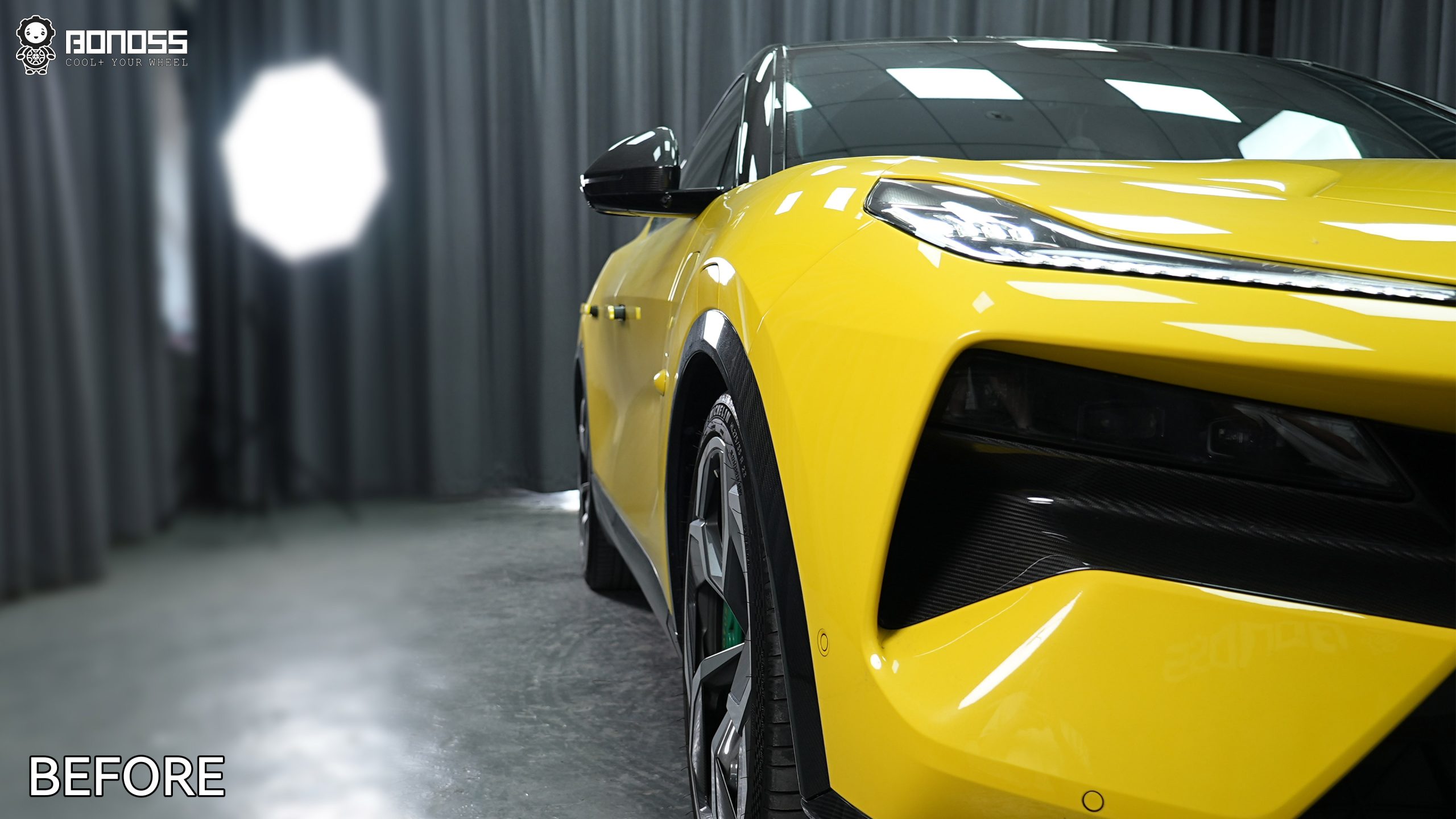 BONOSS Forged Lightweight Plus 2023 Lotus Eletre Wheel Spacers Front 20mm Rear 20mm Before and After (9)