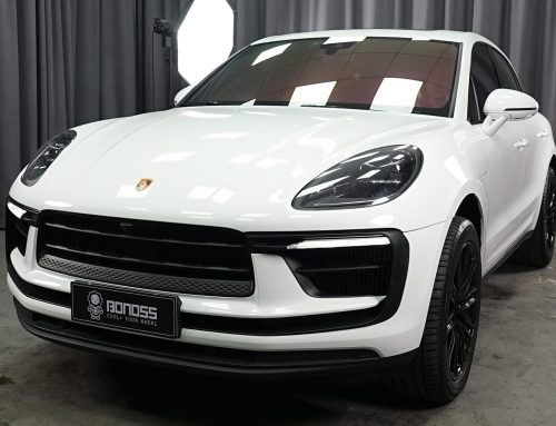 BONOSS Forged Lightweight Plus 2023 Porsche Macan Wheel Spacers Front 12mm Rear 15mm Before and After