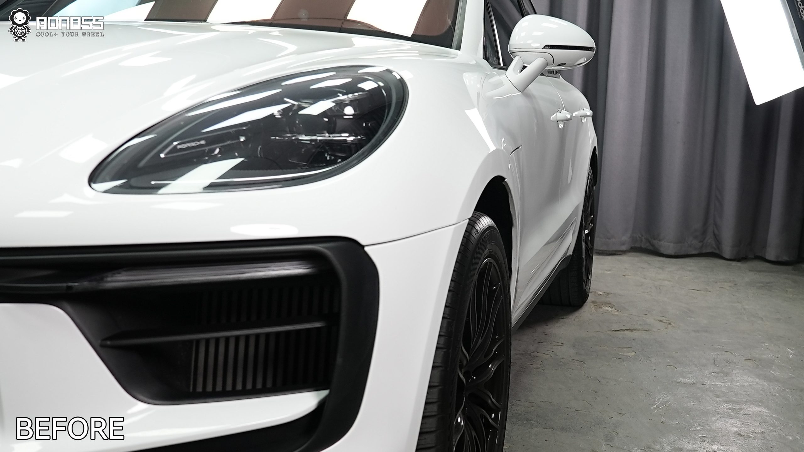 BONOSS Forged Lightweight Plus 2023 Porsche Macan Wheel Spacers Front 12mm Rear 15mm Before and After (8)