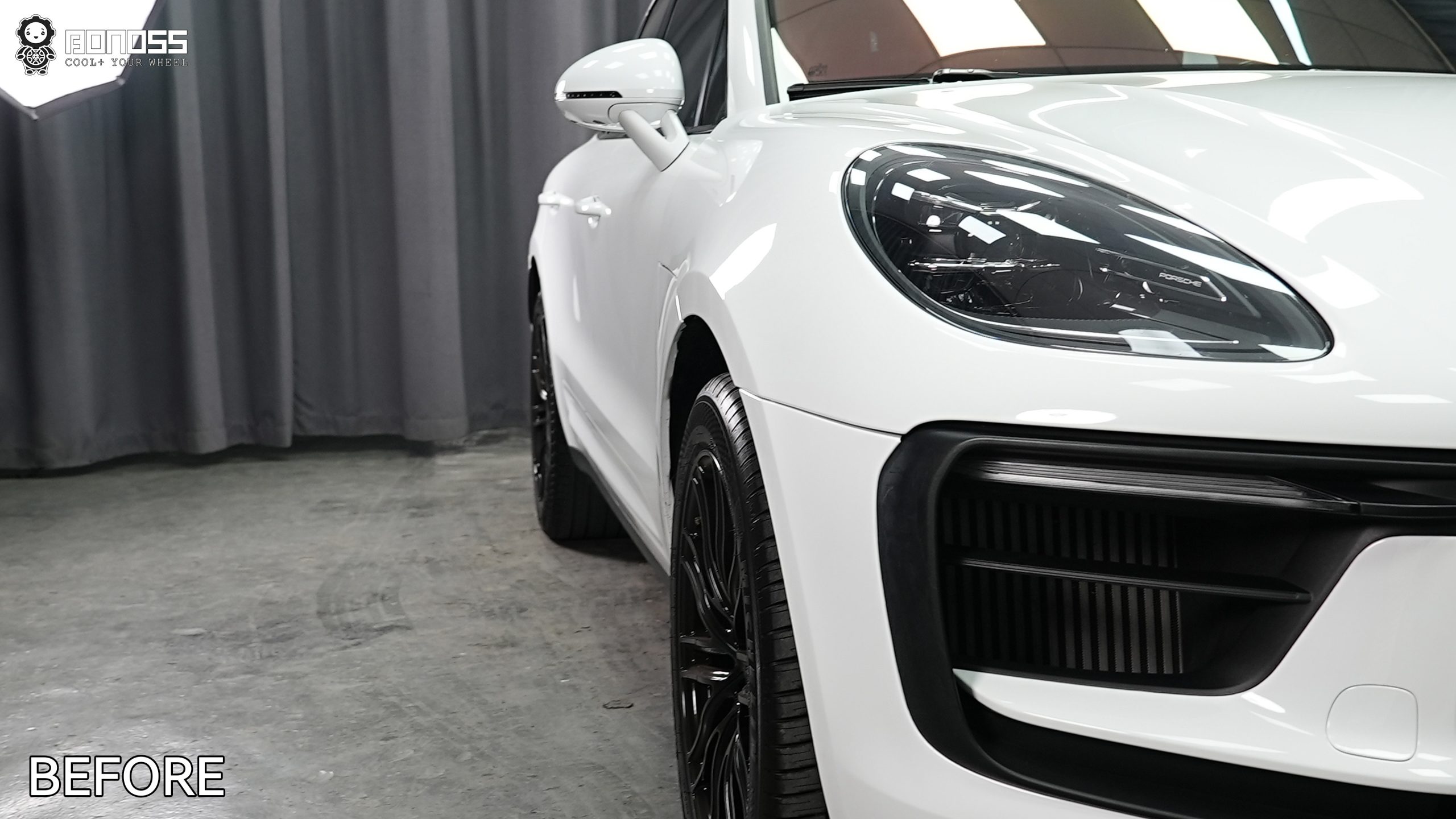 BONOSS Forged Lightweight Plus 2023 Porsche Macan Wheel Spacers Front 12mm Rear 15mm Before and After (9)