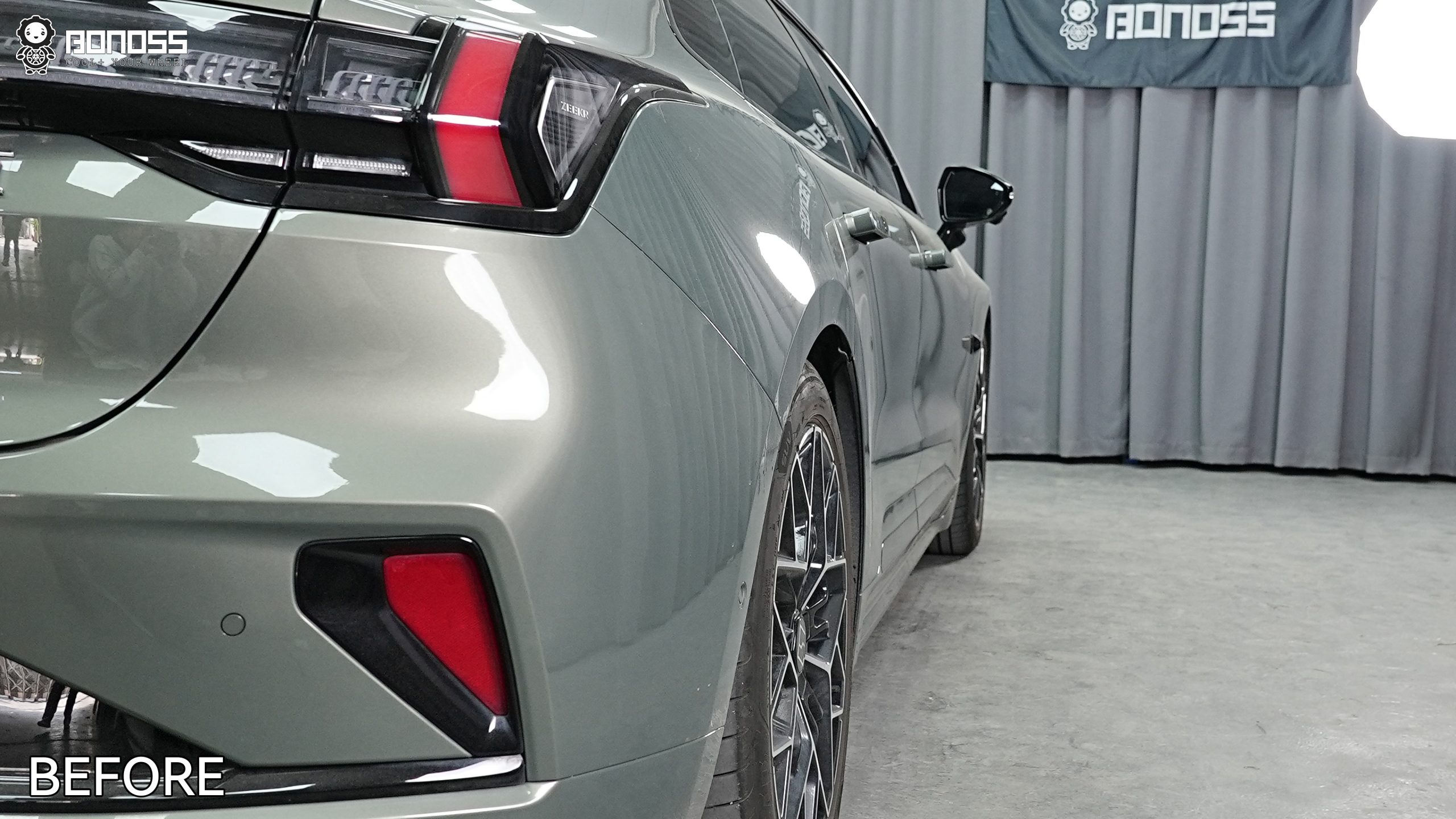 BONOSS Forged Lightweight Plus 2024 Zeekr 001 Wheel Spacers Front 20mm Rear 20mm Before and After (11)