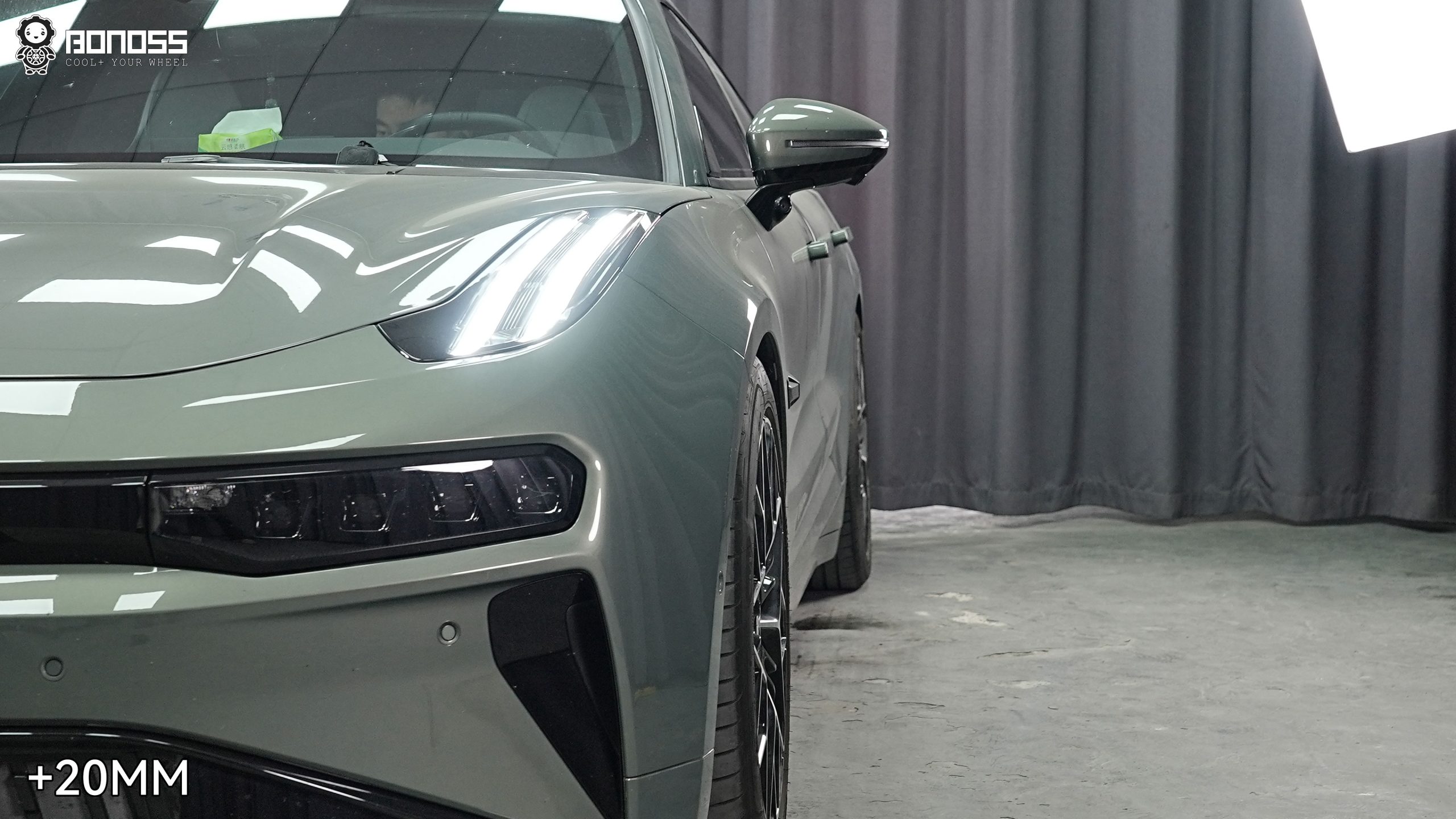 BONOSS Forged Lightweight Plus 2024 Zeekr 001 Wheel Spacers Front 20mm Rear 20mm Before and After (3)