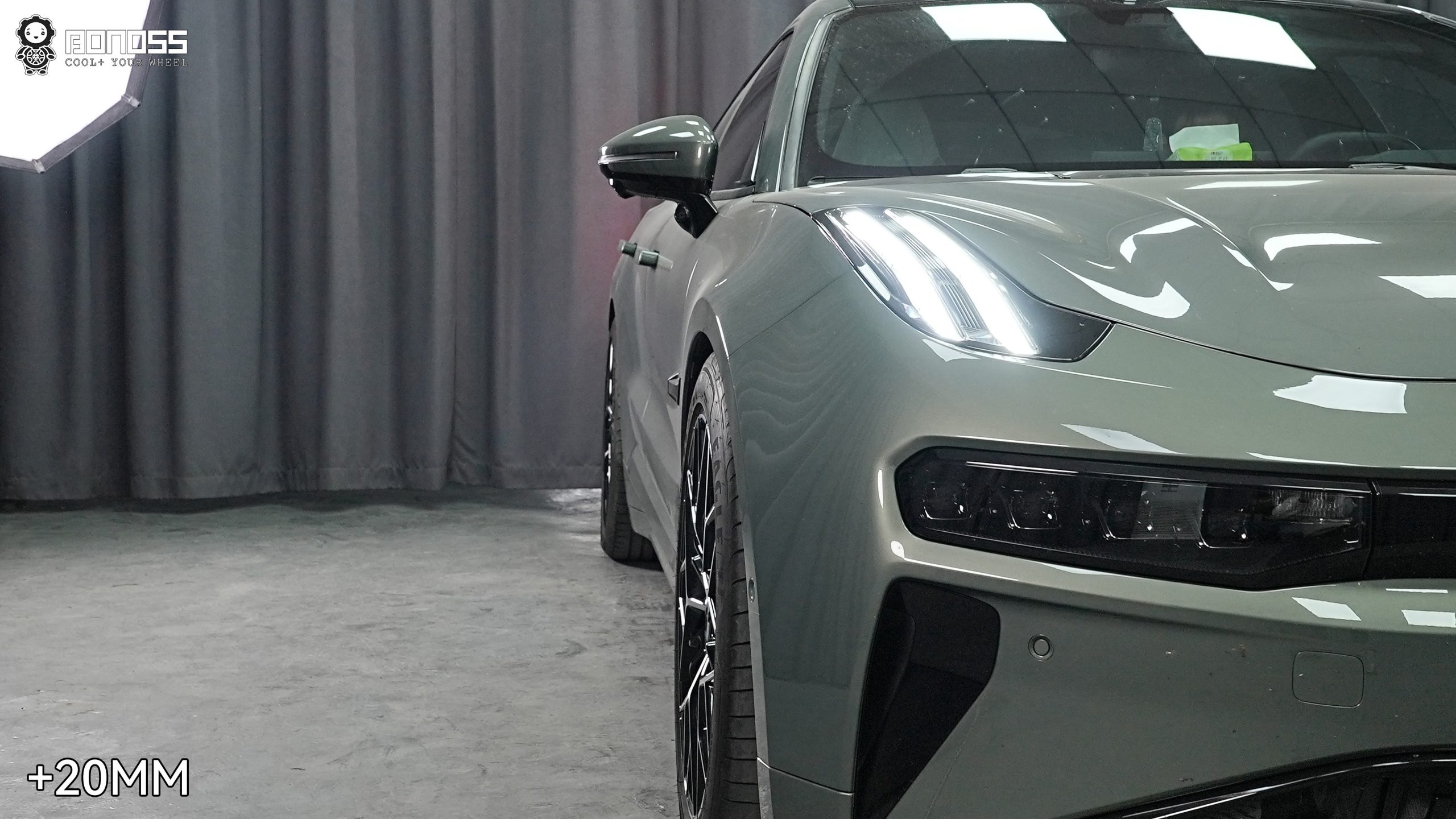 BONOSS Forged Lightweight Plus 2024 Zeekr 001 Wheel Spacers Front 20mm Rear 20mm Before and After (4)