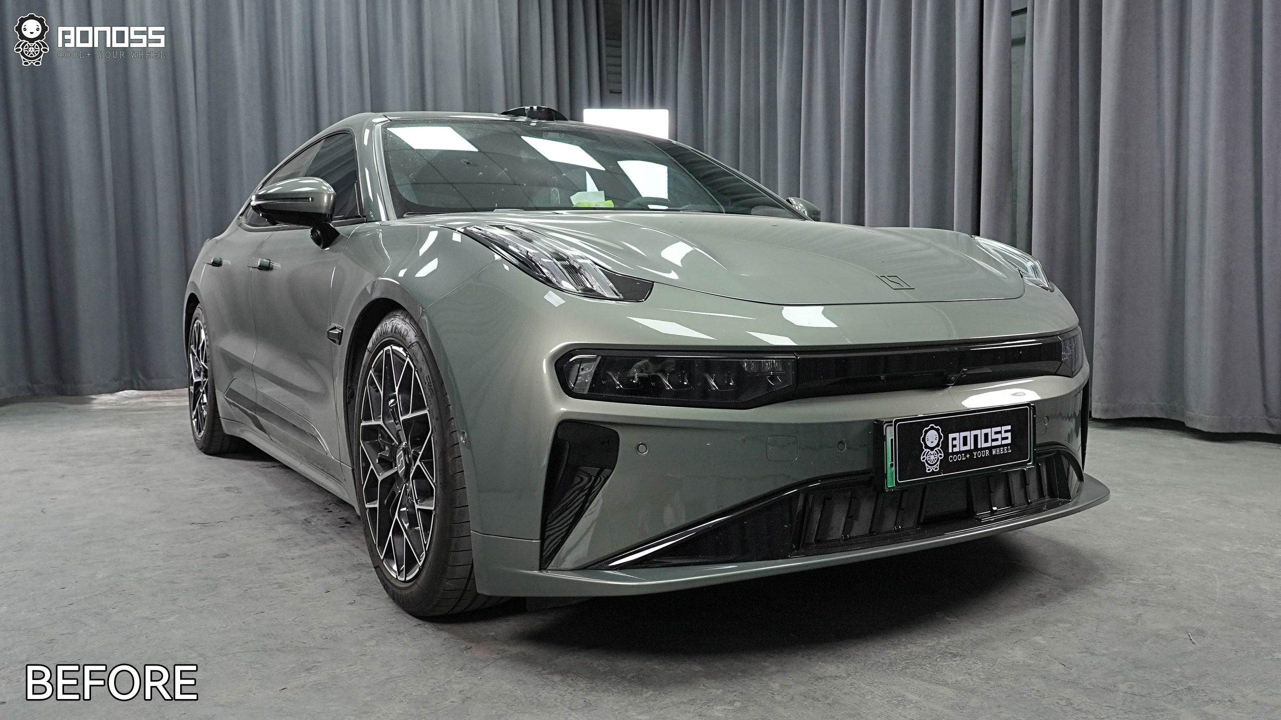 BONOSS Forged Lightweight Plus 2024 Zeekr 001 Wheel Spacers Front 20mm Rear 20mm Before and After (7)