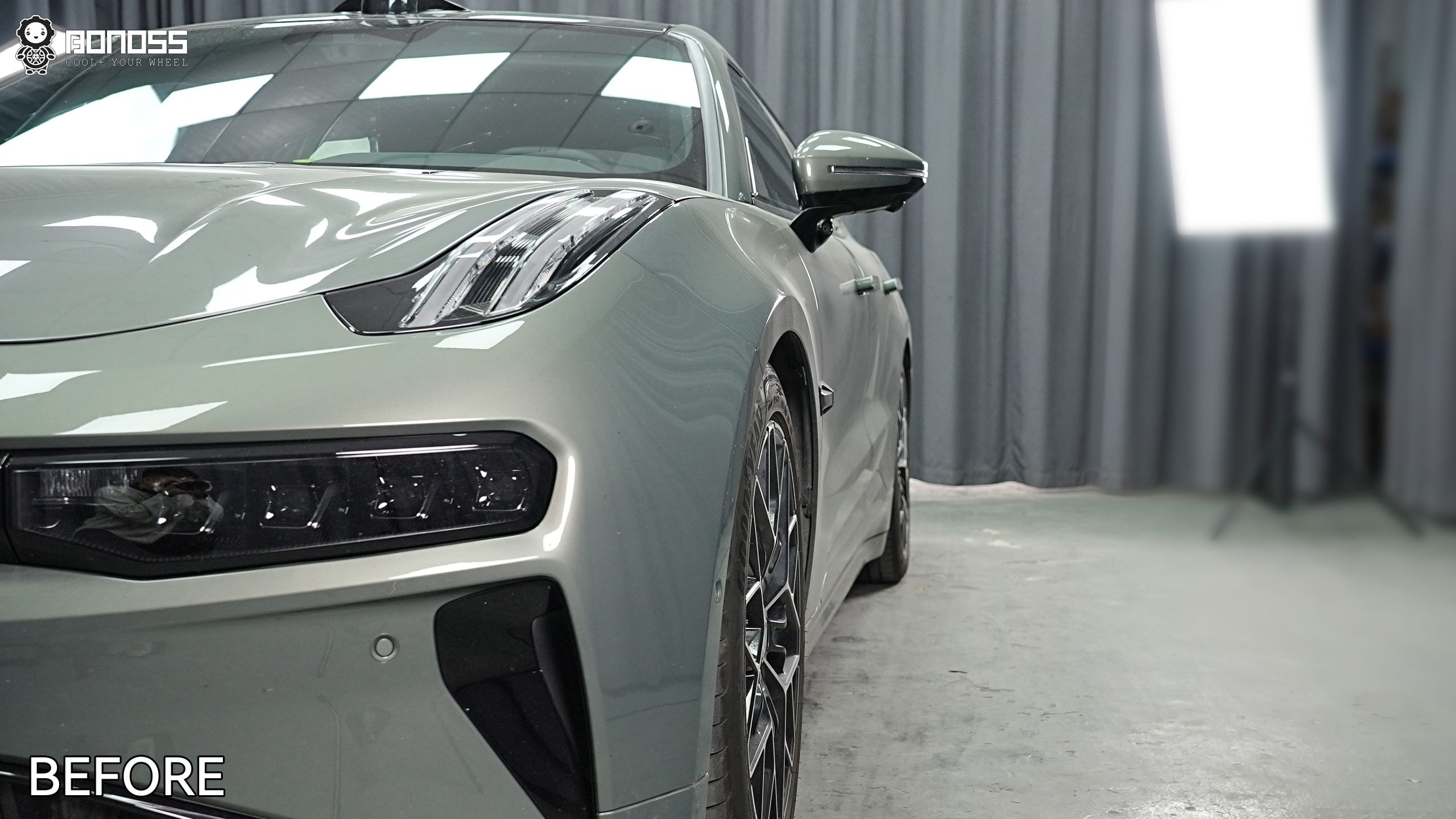 BONOSS Forged Lightweight Plus 2024 Zeekr 001 Wheel Spacers Front 20mm Rear 20mm Before and After (8)