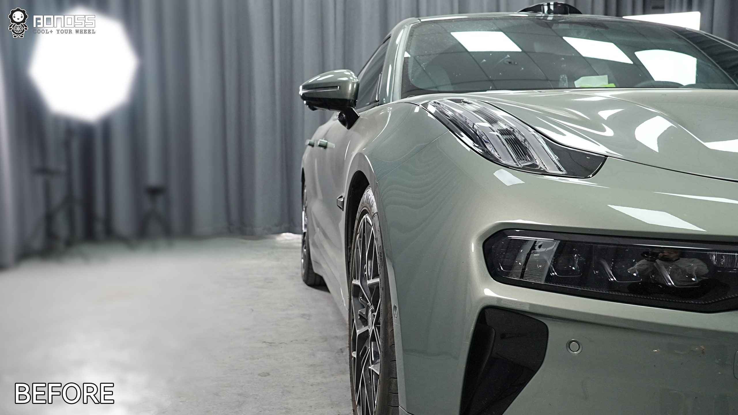 BONOSS Forged Lightweight Plus 2024 Zeekr 001 Wheel Spacers Front 20mm Rear 20mm Before and After (9)