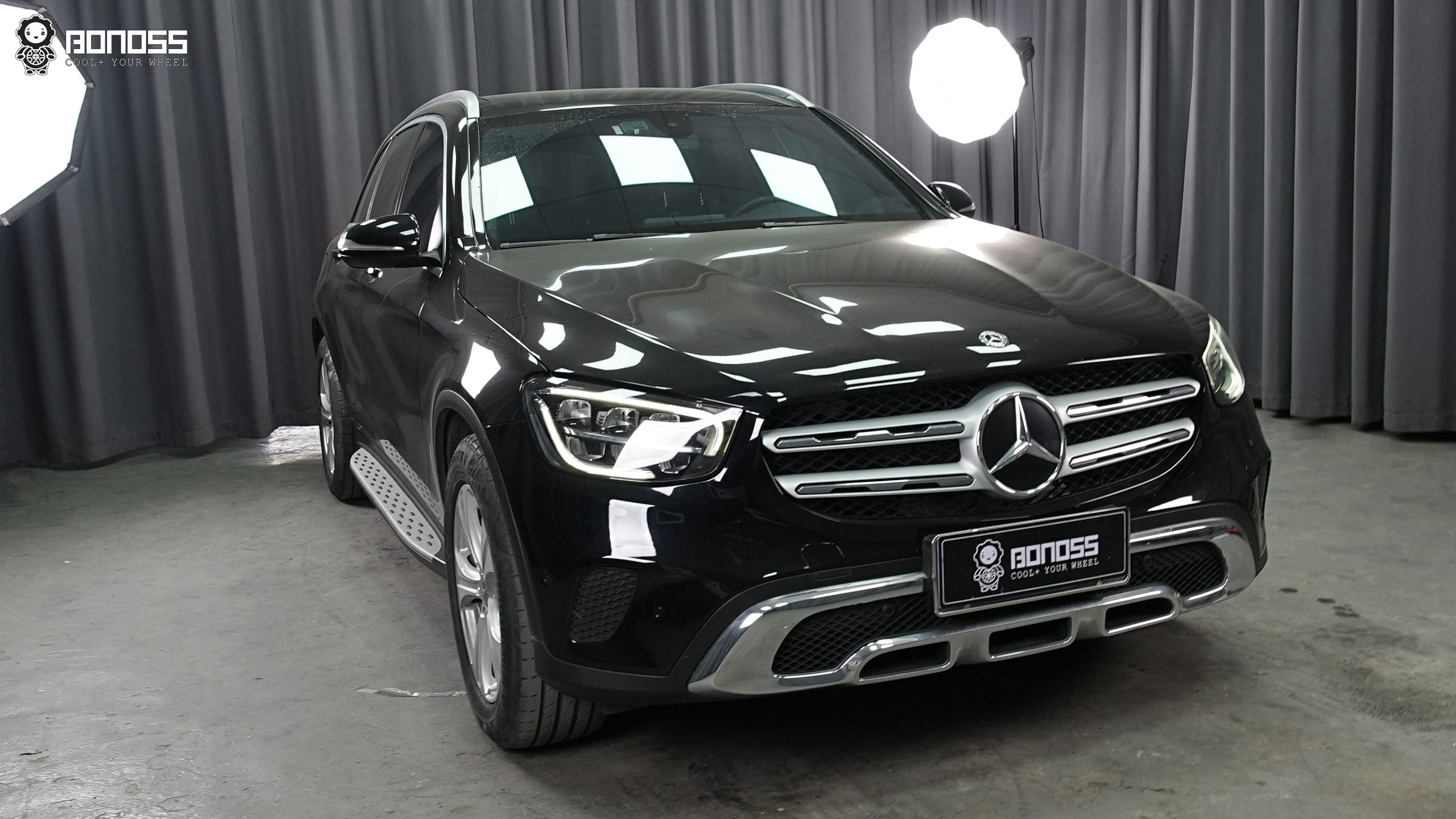 BONOSS Forged Lightweight Plus Mercedes-Benz GLC300 Wheel Spacers Front 15mm Rear 20mm Before and After (2)