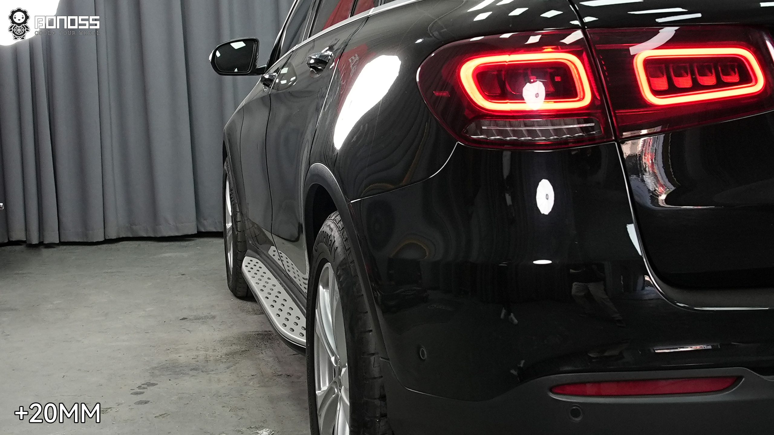 BONOSS Forged Lightweight Plus Mercedes-Benz GLC300 Wheel Spacers Front 15mm Rear 20mm Before and After (5)