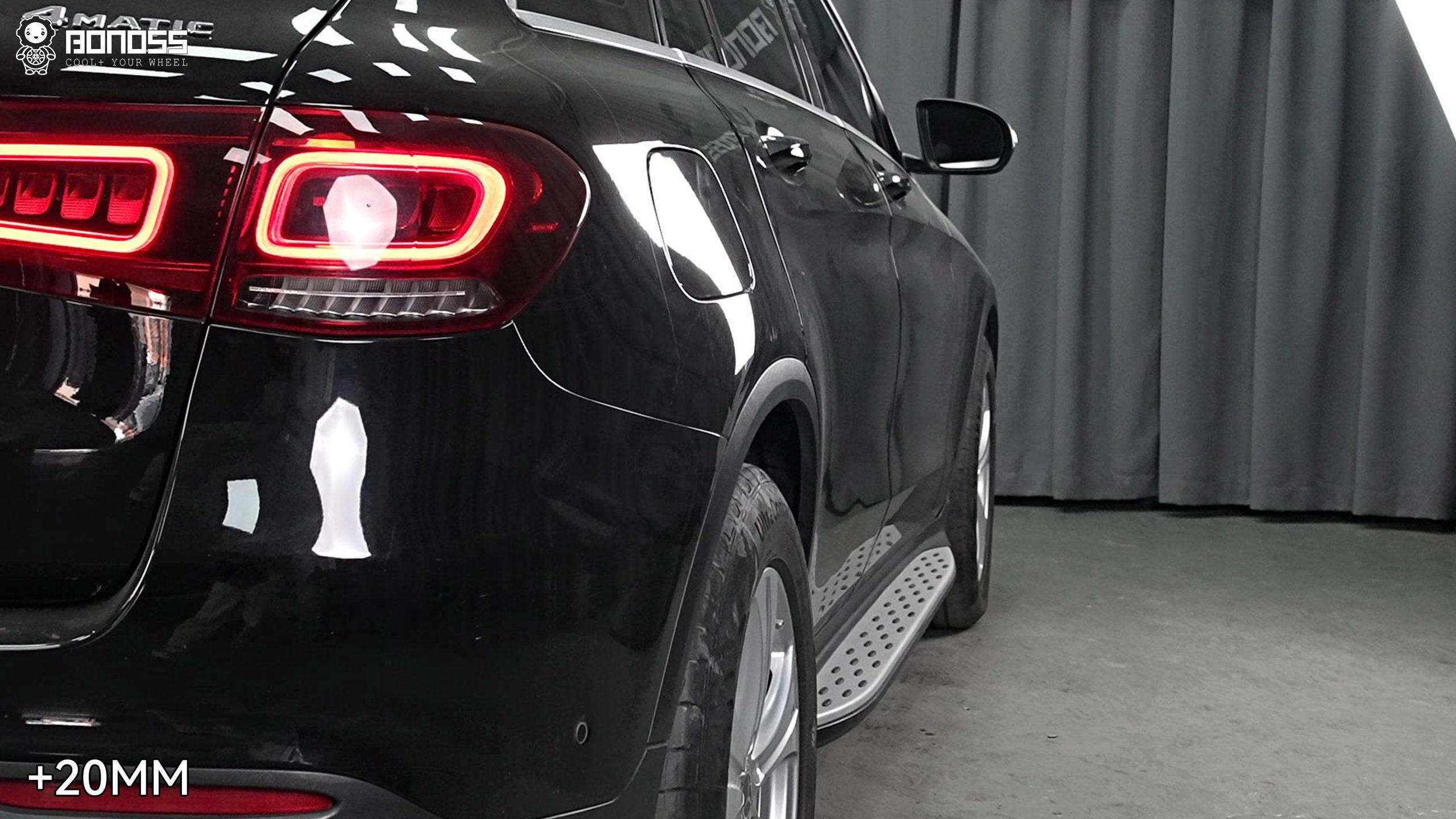 BONOSS Forged Lightweight Plus Mercedes-Benz GLC300 Wheel Spacers Front 15mm Rear 20mm Before and After (6)