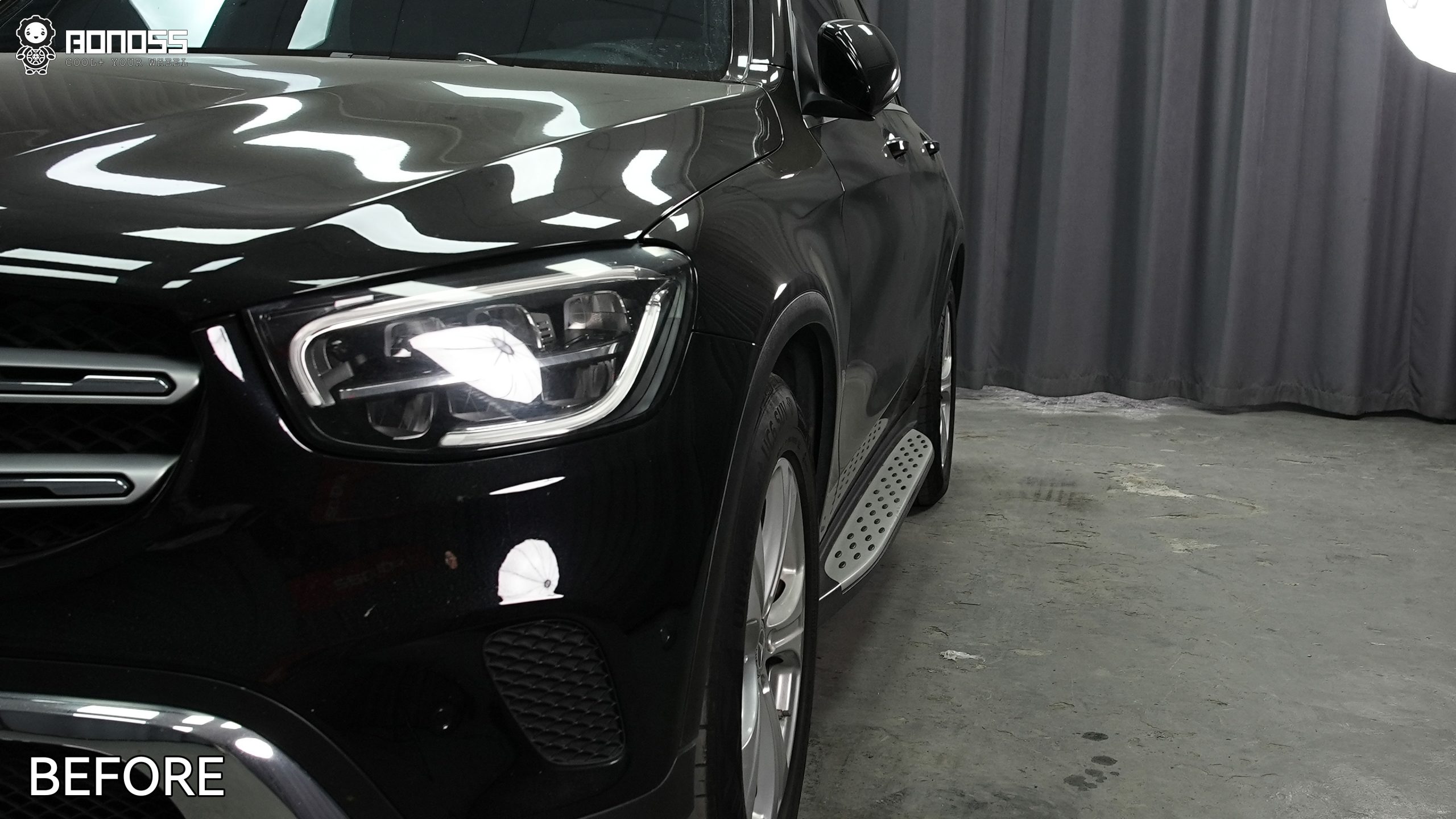 BONOSS Forged Lightweight Plus Mercedes-Benz GLC300 Wheel Spacers Front 15mm Rear 20mm Before and After (8)