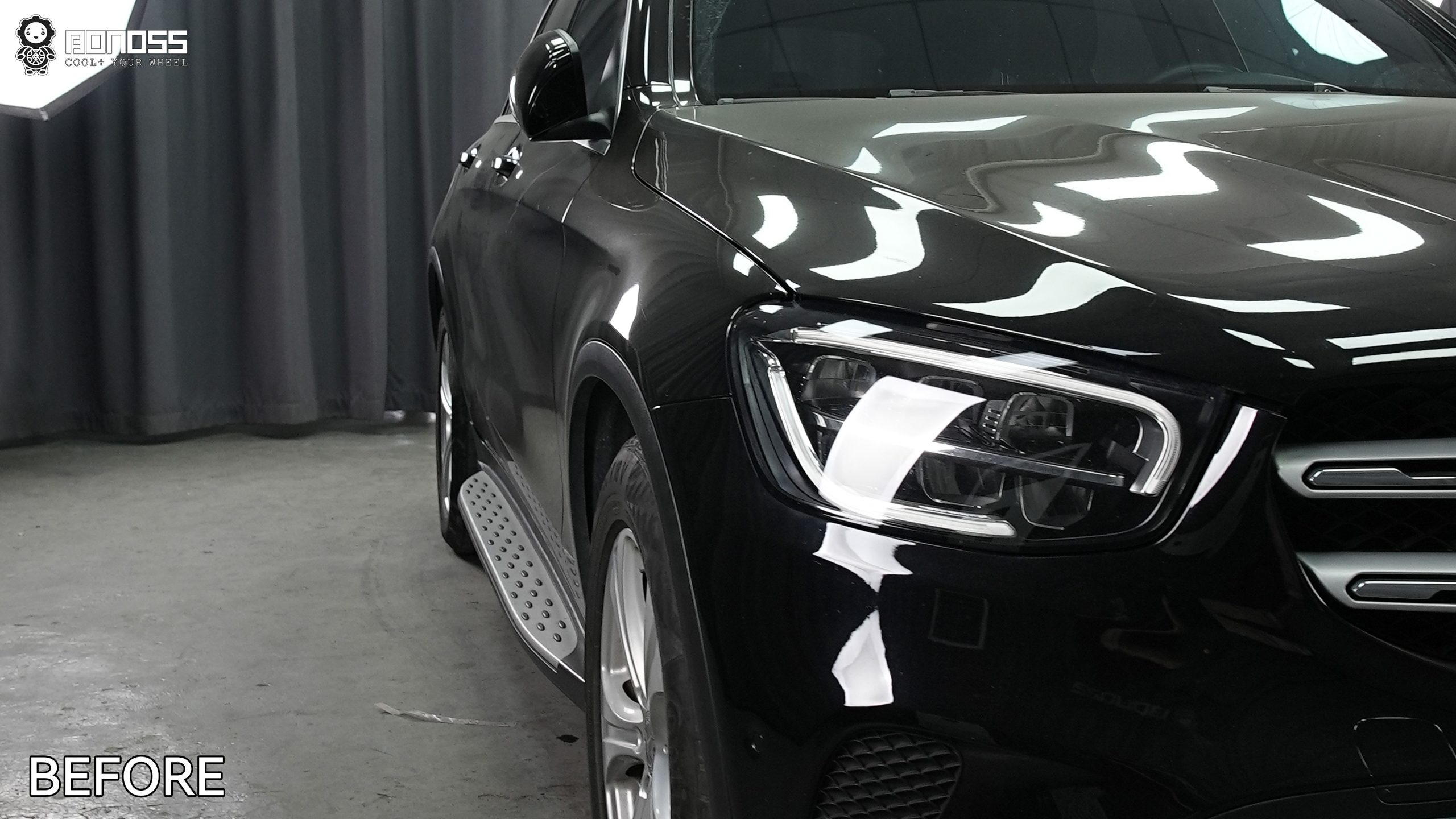 BONOSS Forged Lightweight Plus Mercedes-Benz GLC300 Wheel Spacers Front 15mm Rear 20mm Before and After (9)