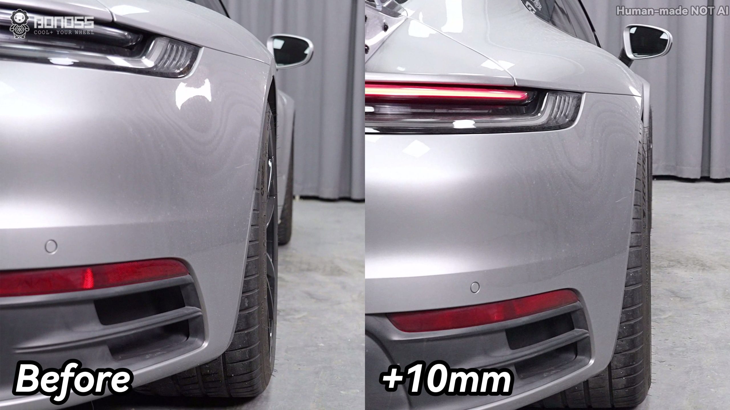 Do Porsche 992 Wheel Spacers Cause Problems The Real Benefits BONOSS Forged Lightweight Plus Adapters Hubcentric Spacers Before and After (1)