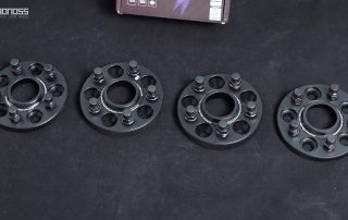 FK8 Wheel Spacers Sizes Explained How to Achieve the Perfect Fitment BONOSS Forged Active Cooling Adapters Hubcentric Spacers Pros Before and After Example (2)