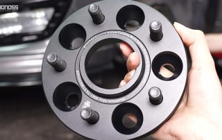 How to Install Explorer ST Wheel Spacers Definitive Step-by-Step Guide BONOSS Forged Active Cooling Adapters Hubcentric Spacers Pros Before and After Example (2)