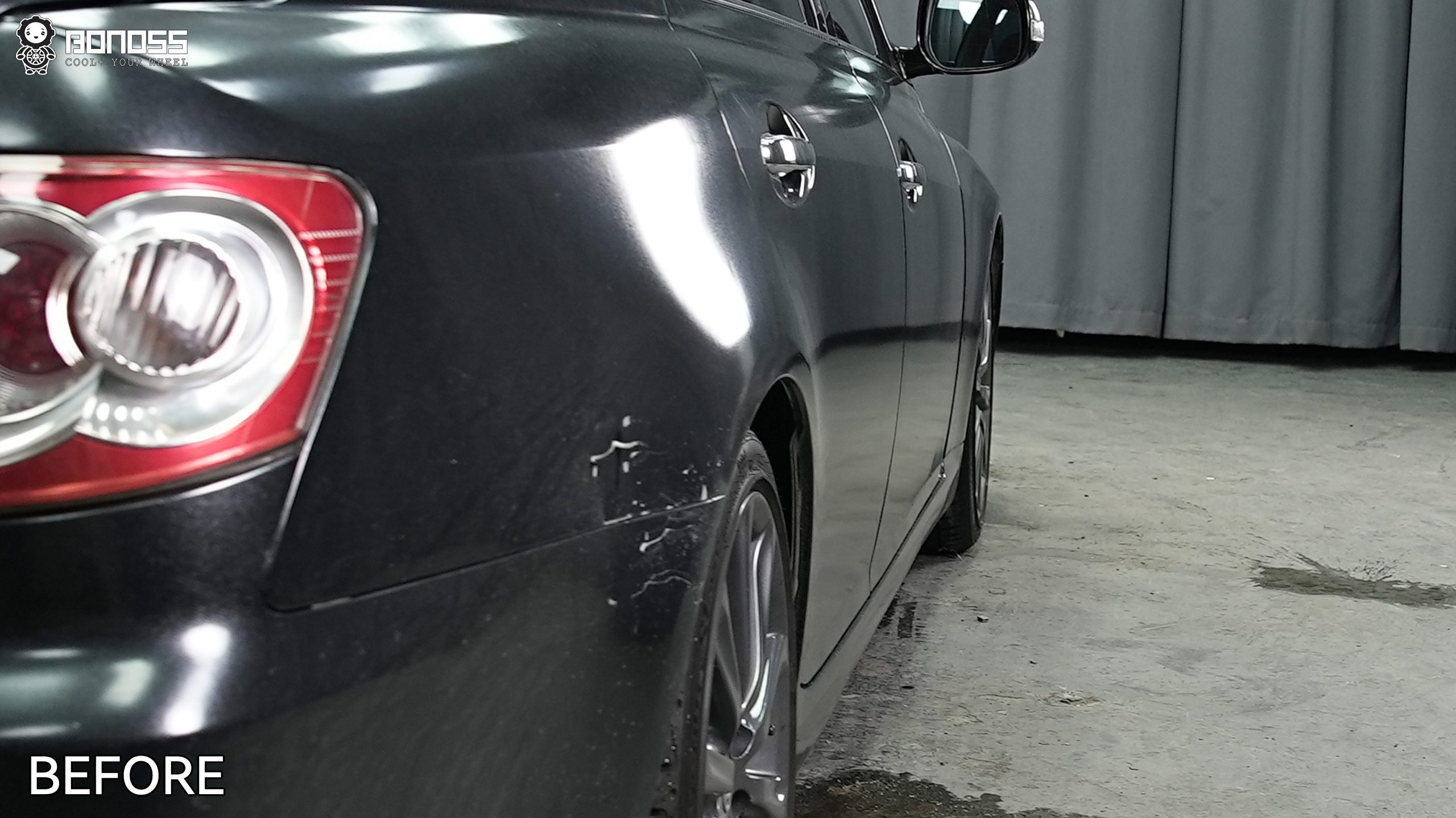 BONOSS Forged Active Cooling 2007 Toyota Mark X Wheel Spacers Front 20mm Rear 20mm Before and After (11)