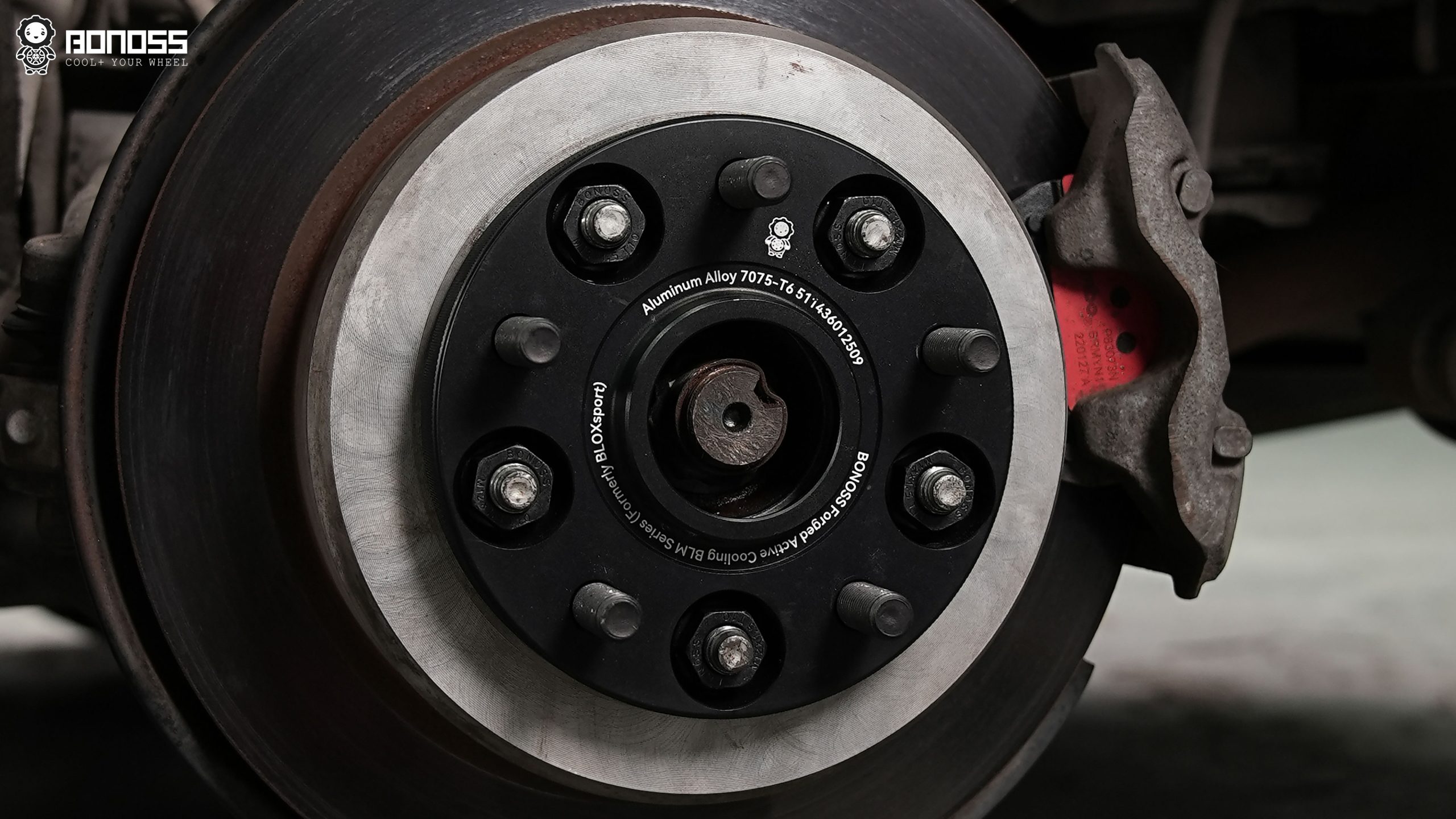 BONOSS Forged Active Cooling 2007 Toyota Mark X Wheel Spacers Front 20mm Rear 20mm Before and After (13)